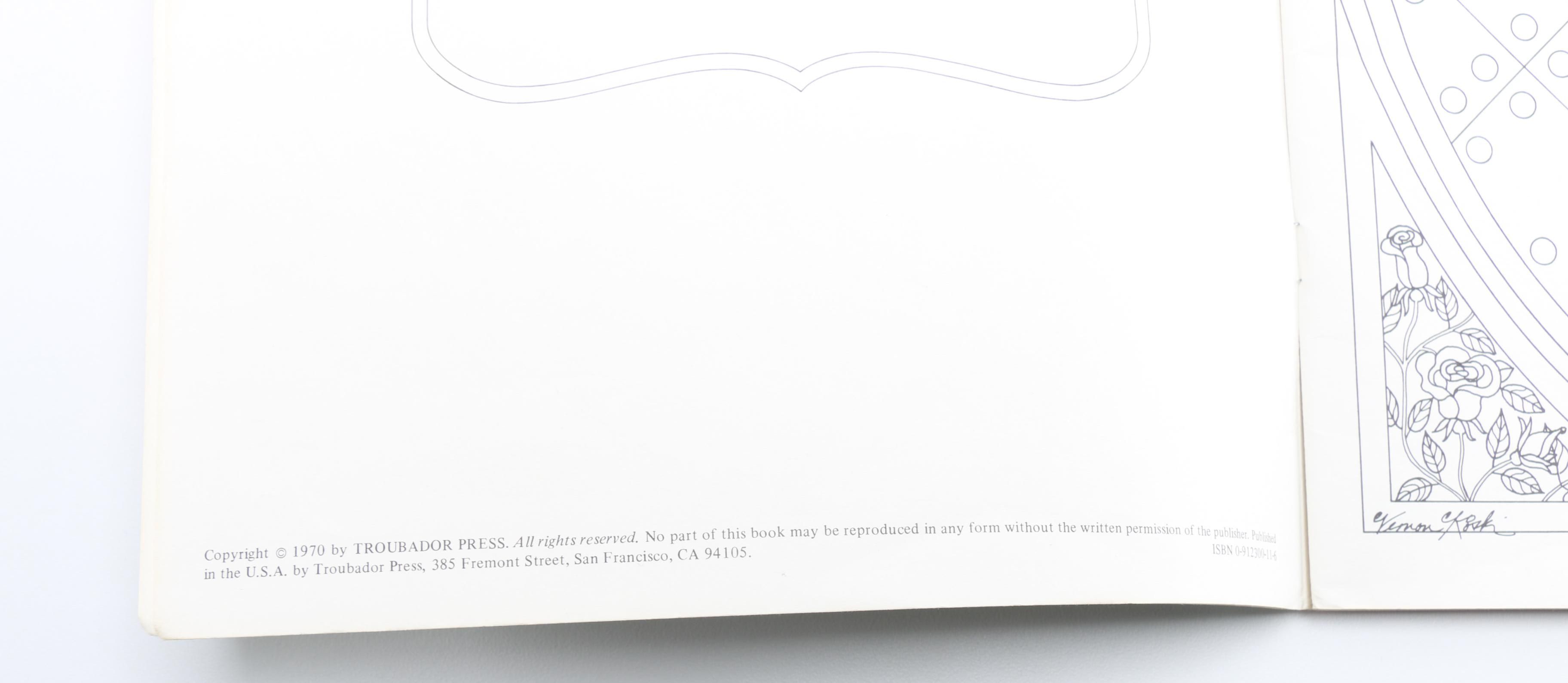 Vintage "Beasties" Coloring Book