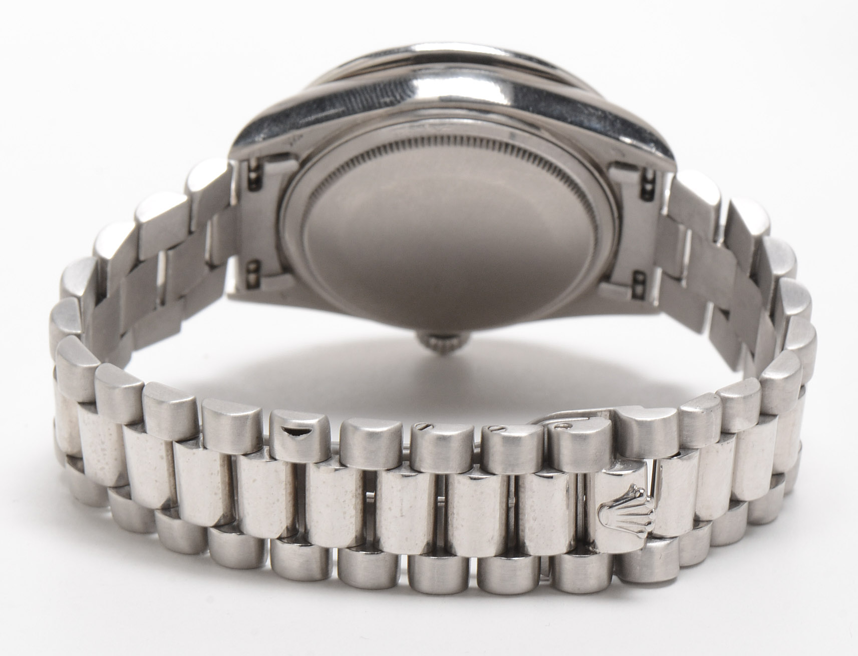 Men's Rolex Day Date 18K White Gold Diamond Watch