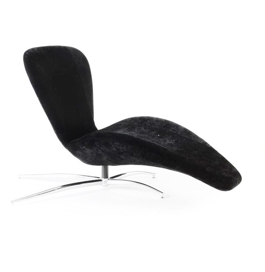 Modern Chintaly Imports Reclining Chaise Lounge