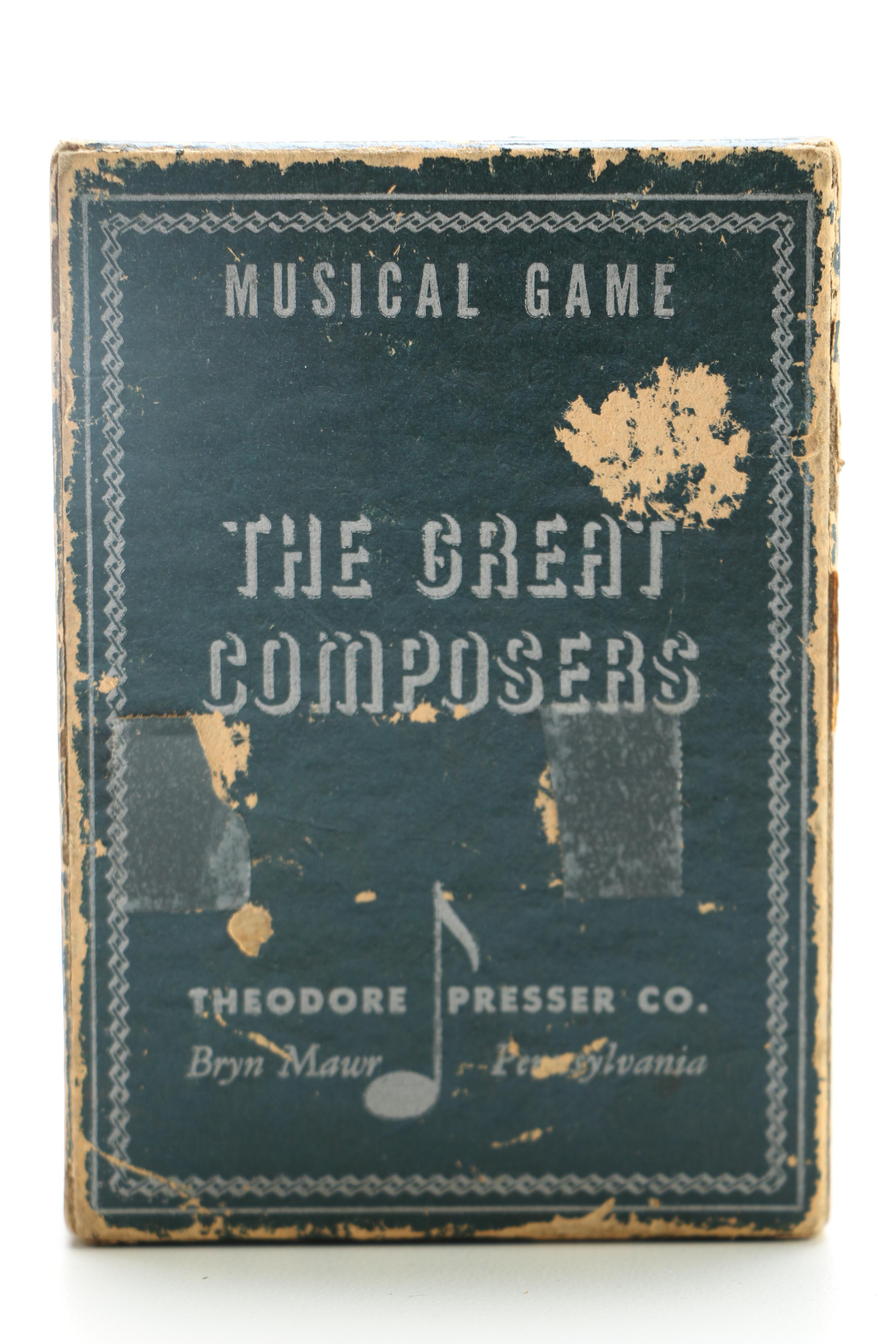 "The Great Composers" Musical Card Game