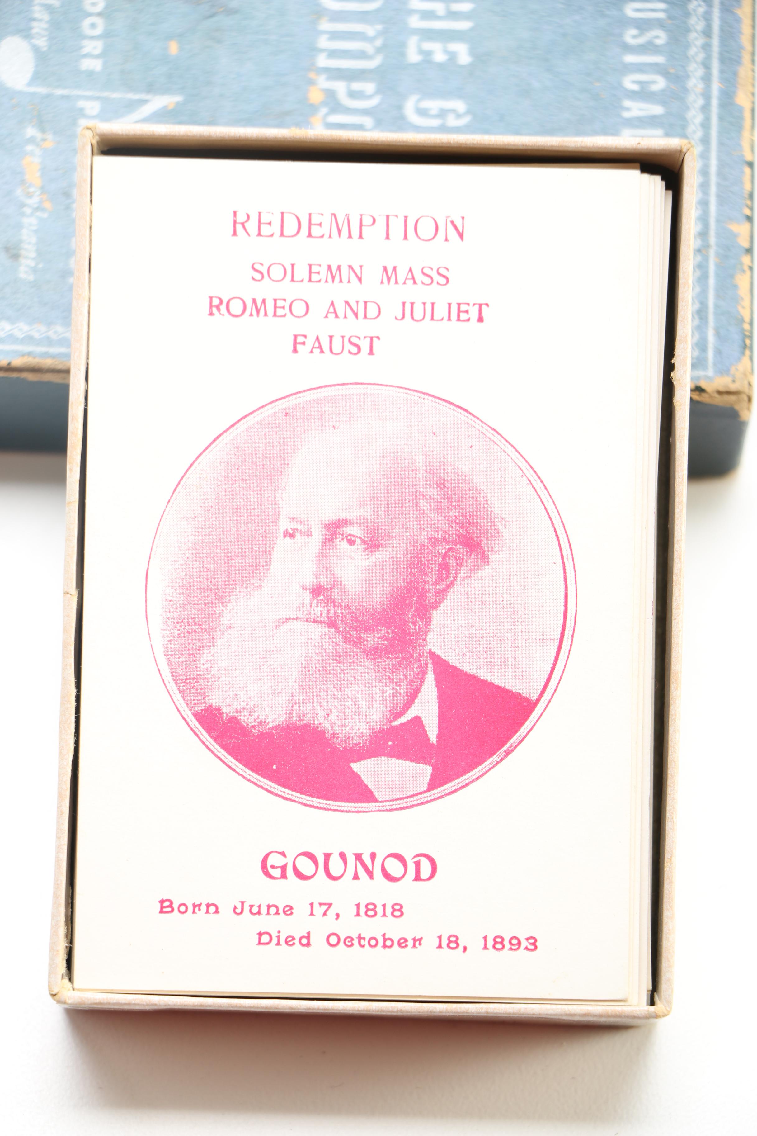 "The Great Composers" Musical Card Game