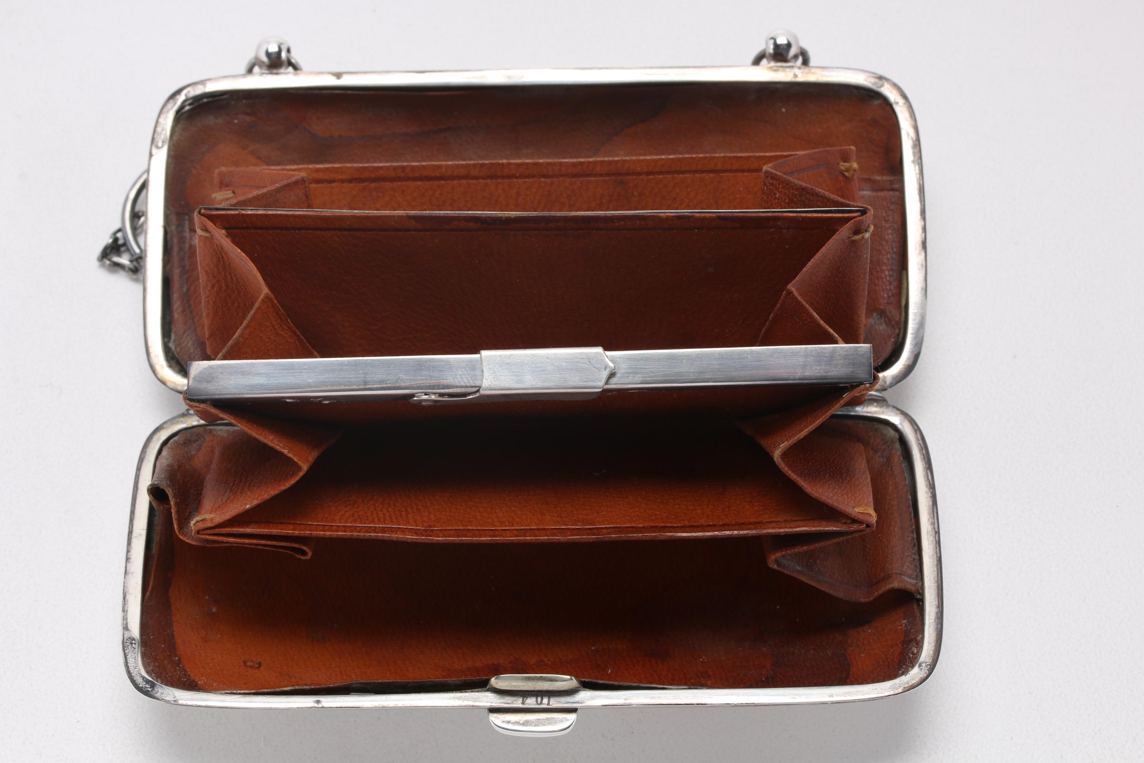 Early 20th-Century Sterling and German Silver Coin Purses