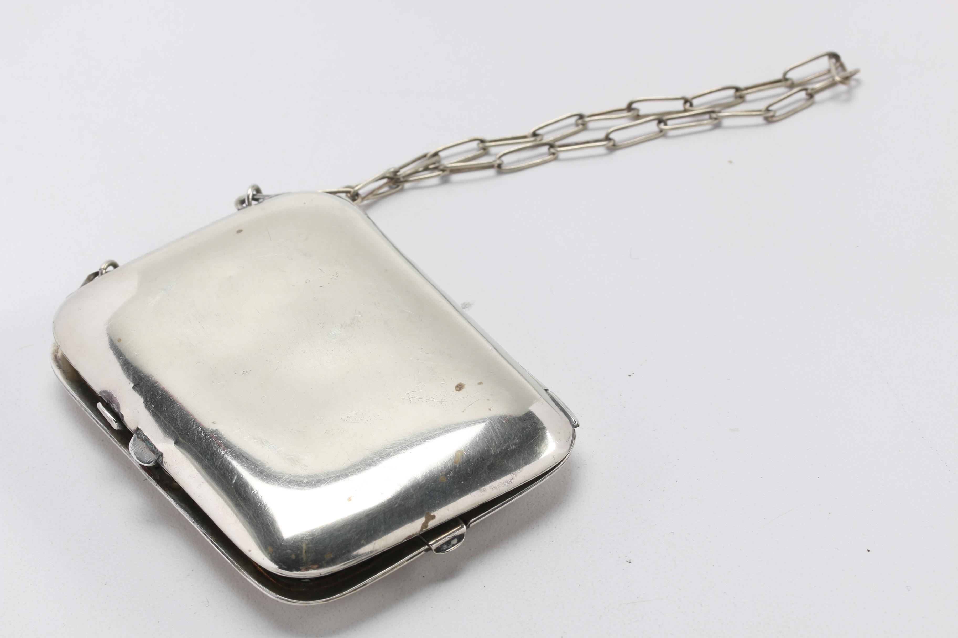 Early 20th-Century Sterling and German Silver Coin Purses