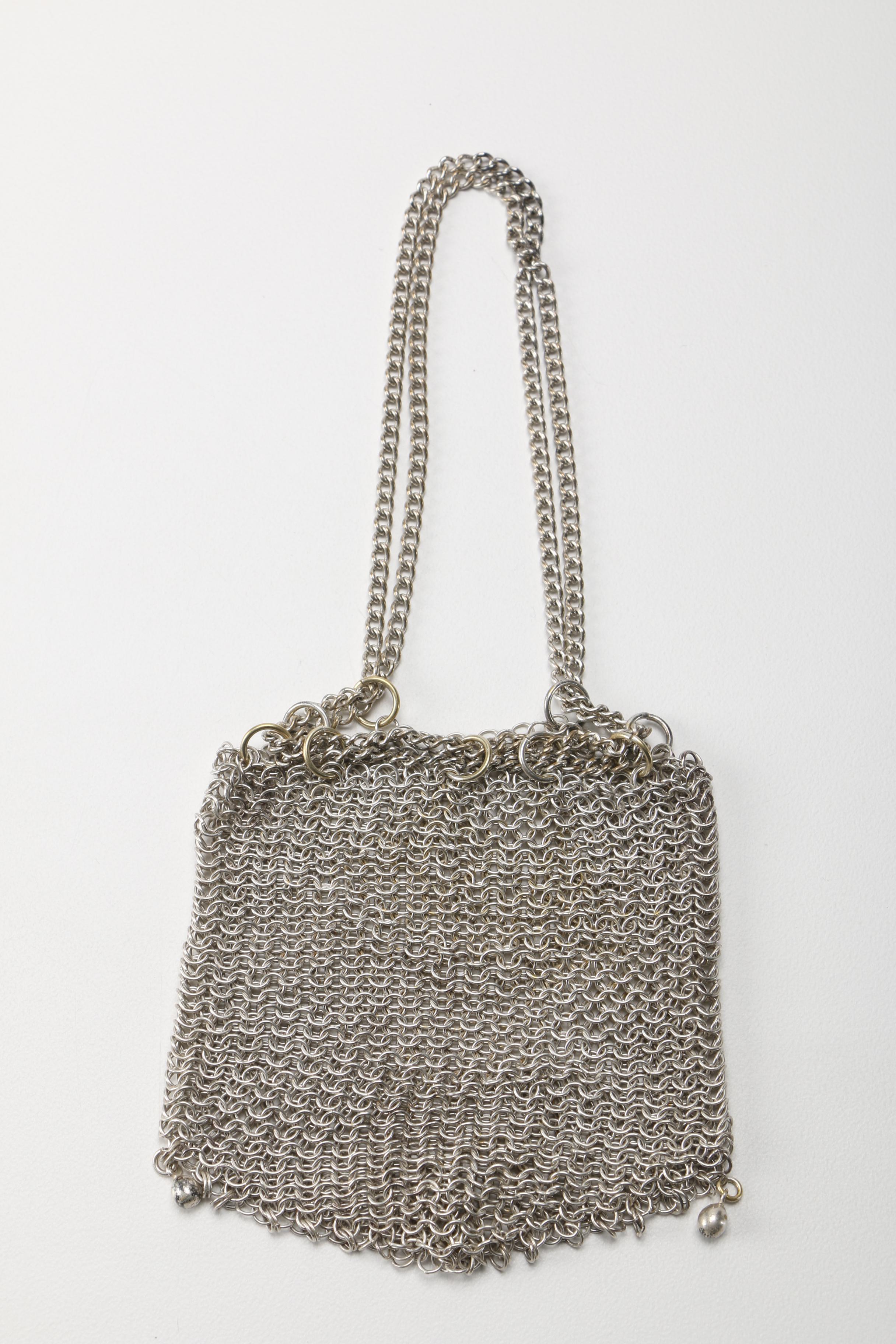 Five Vintage Chain Mail Coin Purses