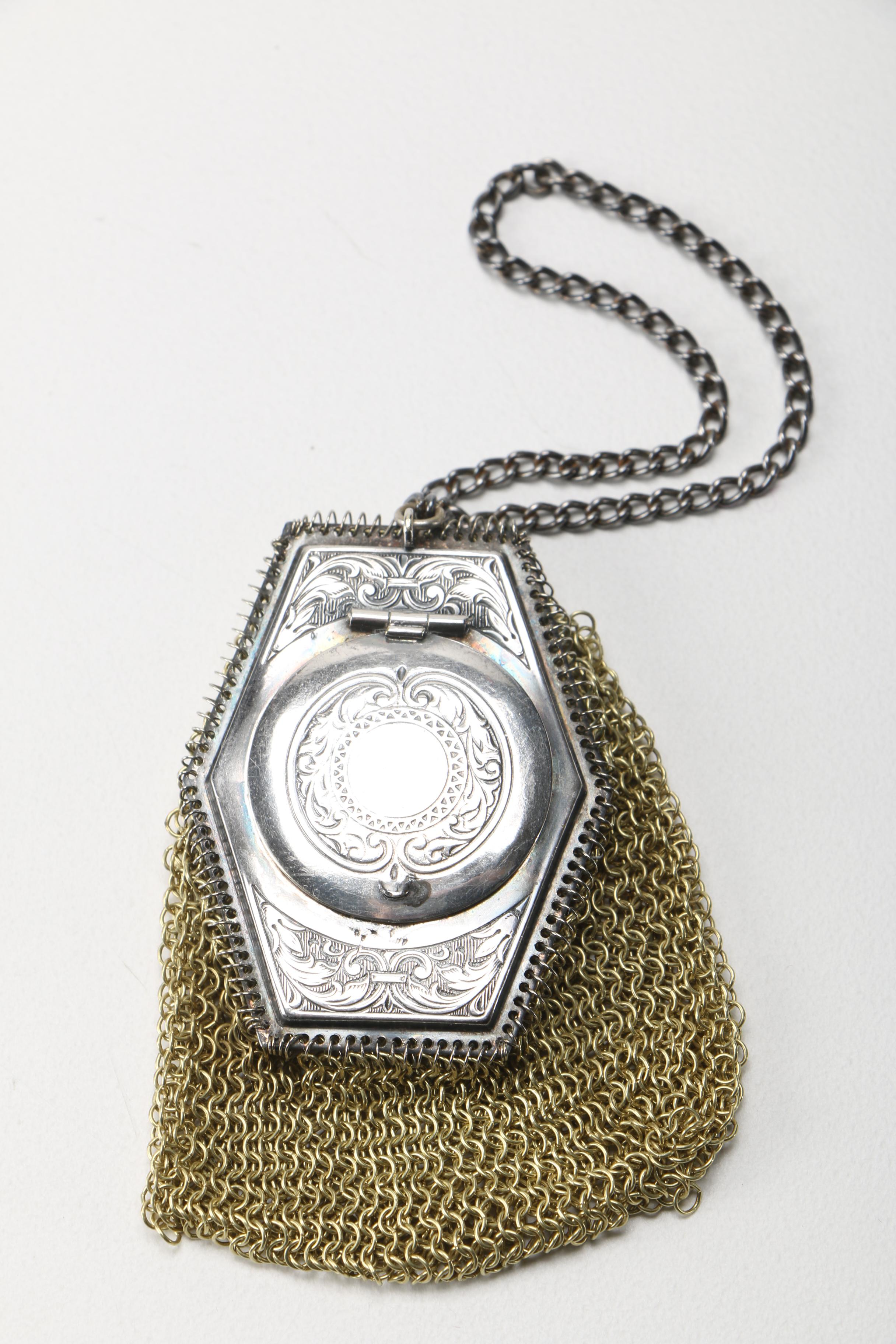 Five Vintage Chain Mail Coin Purses