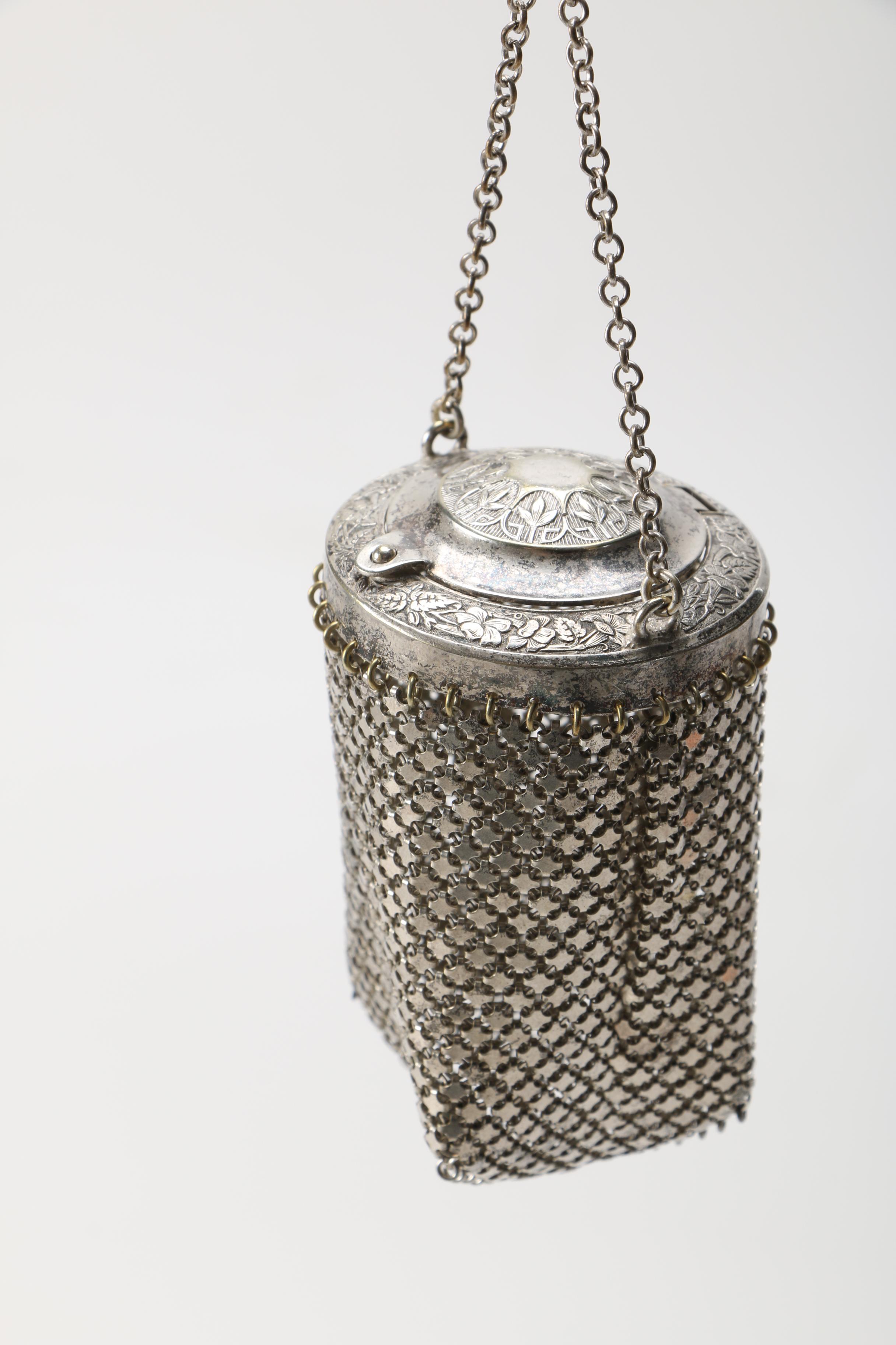 Five Vintage Chain Mail Coin Purses