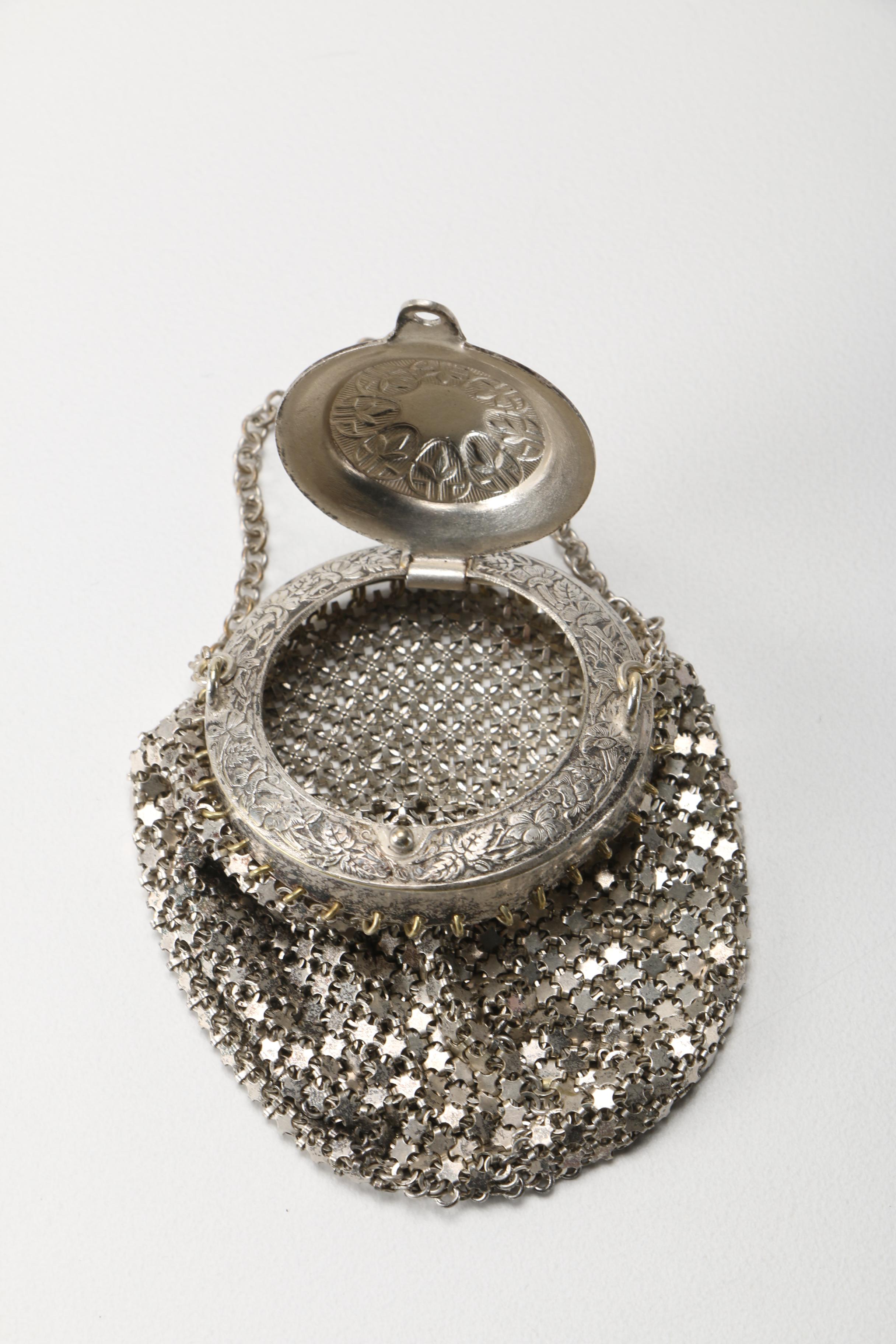 Five Vintage Chain Mail Coin Purses