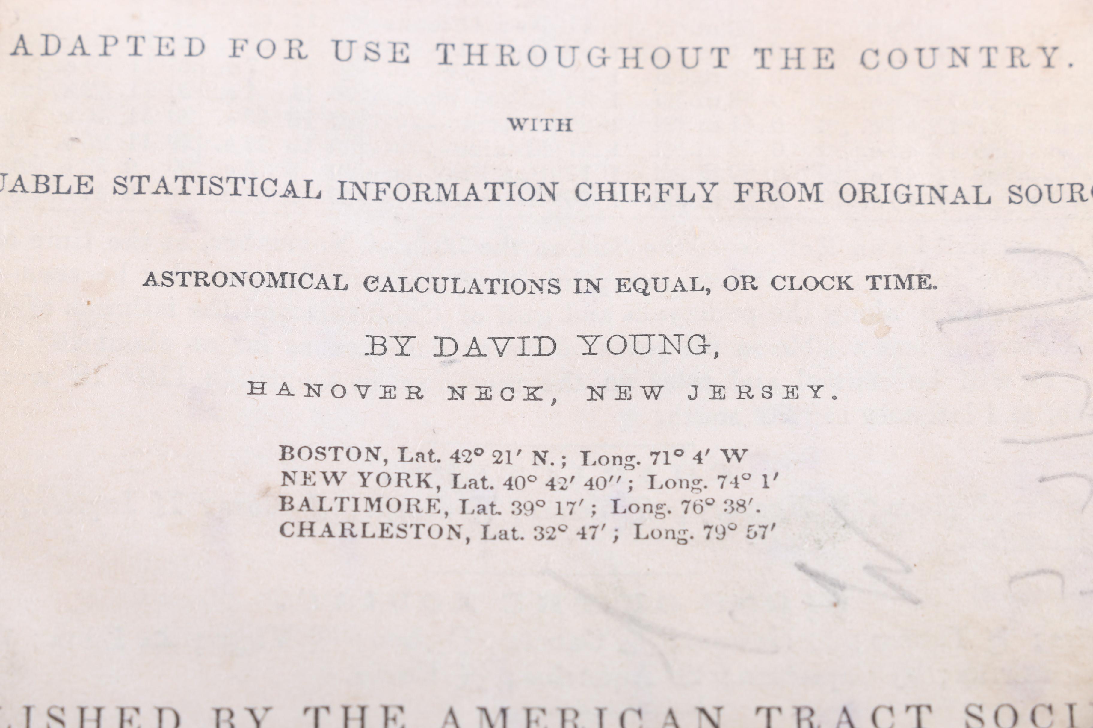 Antique Almanacs and "Bible Stories and Pictures" Book