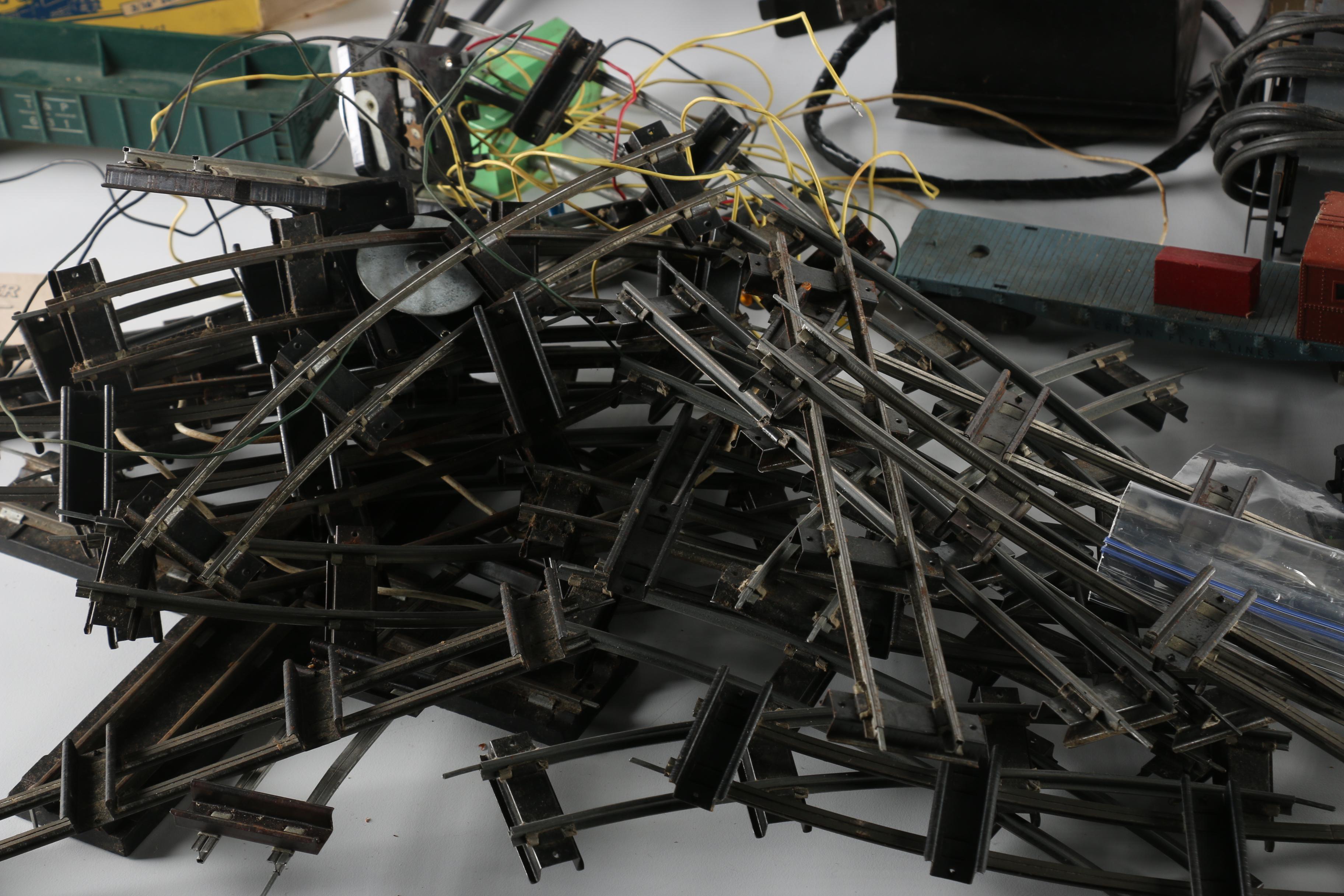 Vintage "American Flyer" 3/16" Train Set and Packaging