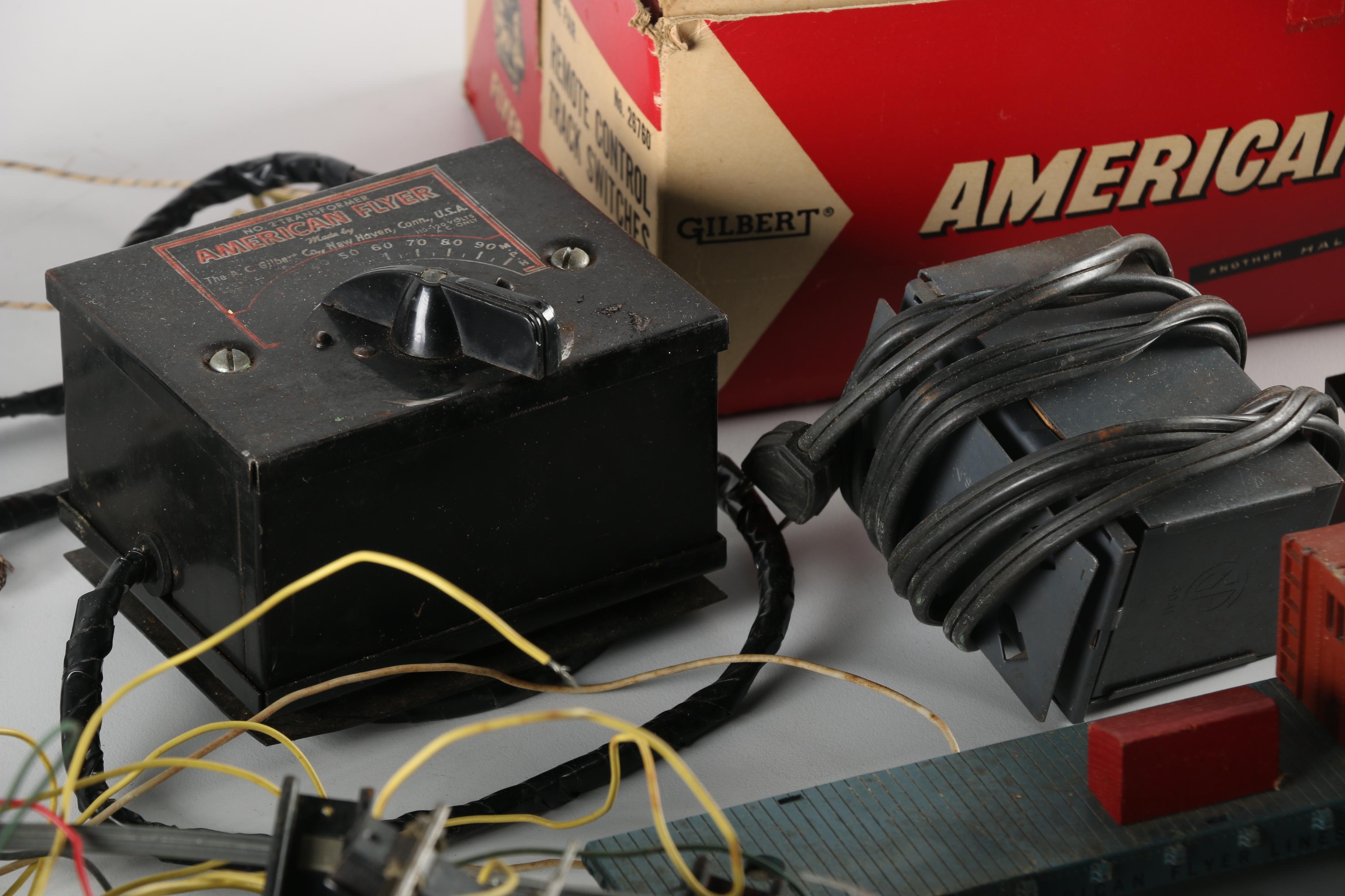 Vintage "American Flyer" 3/16" Train Set and Packaging