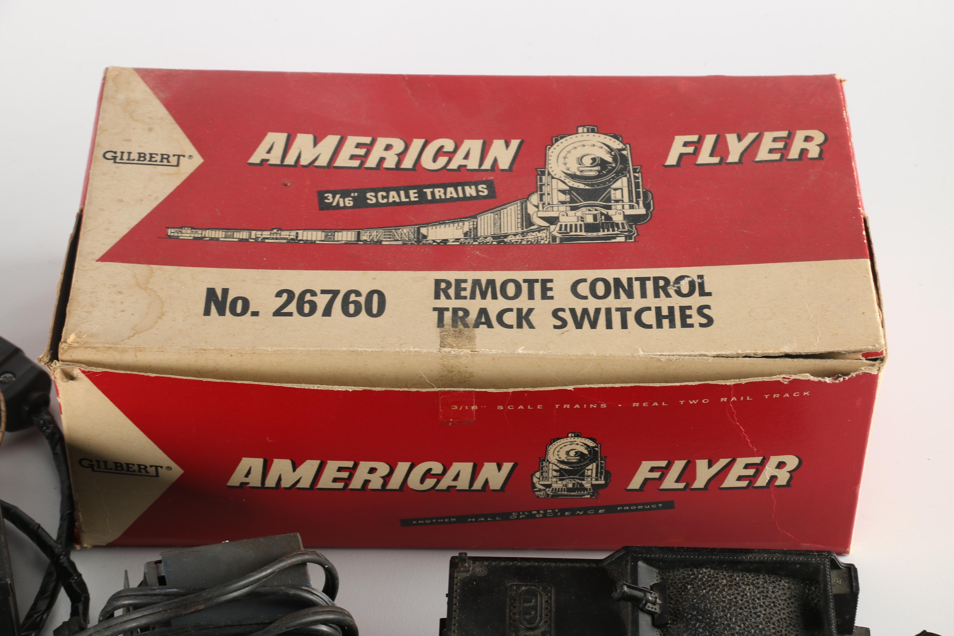 Vintage "American Flyer" 3/16" Train Set and Packaging