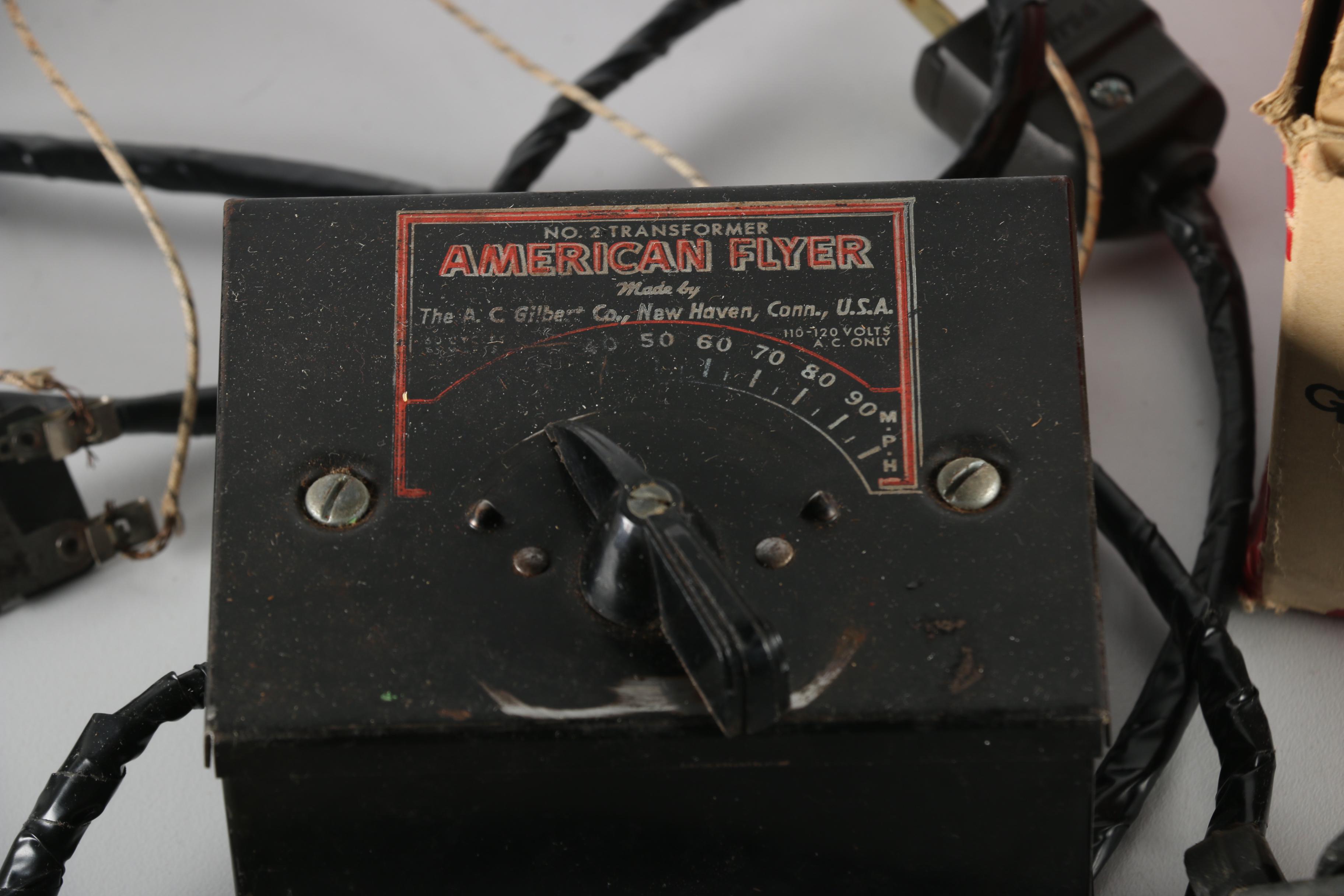 Vintage "American Flyer" 3/16" Train Set and Packaging