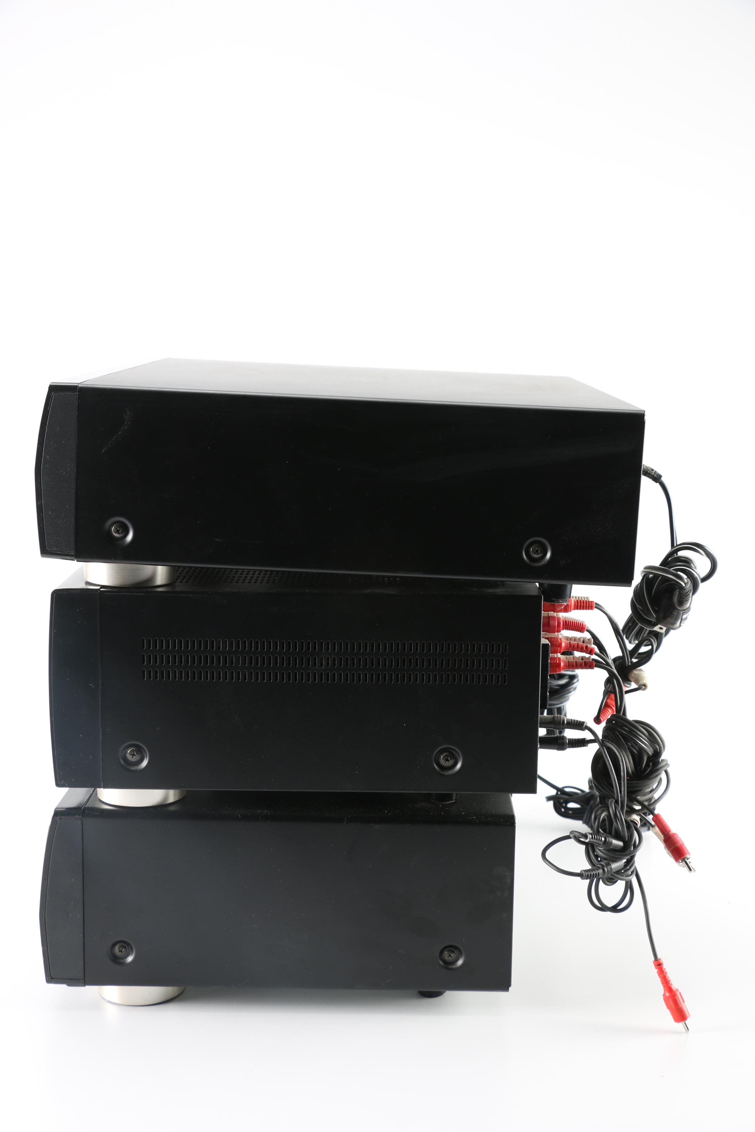 JVC Receiver, CD Changer and Cassette Player