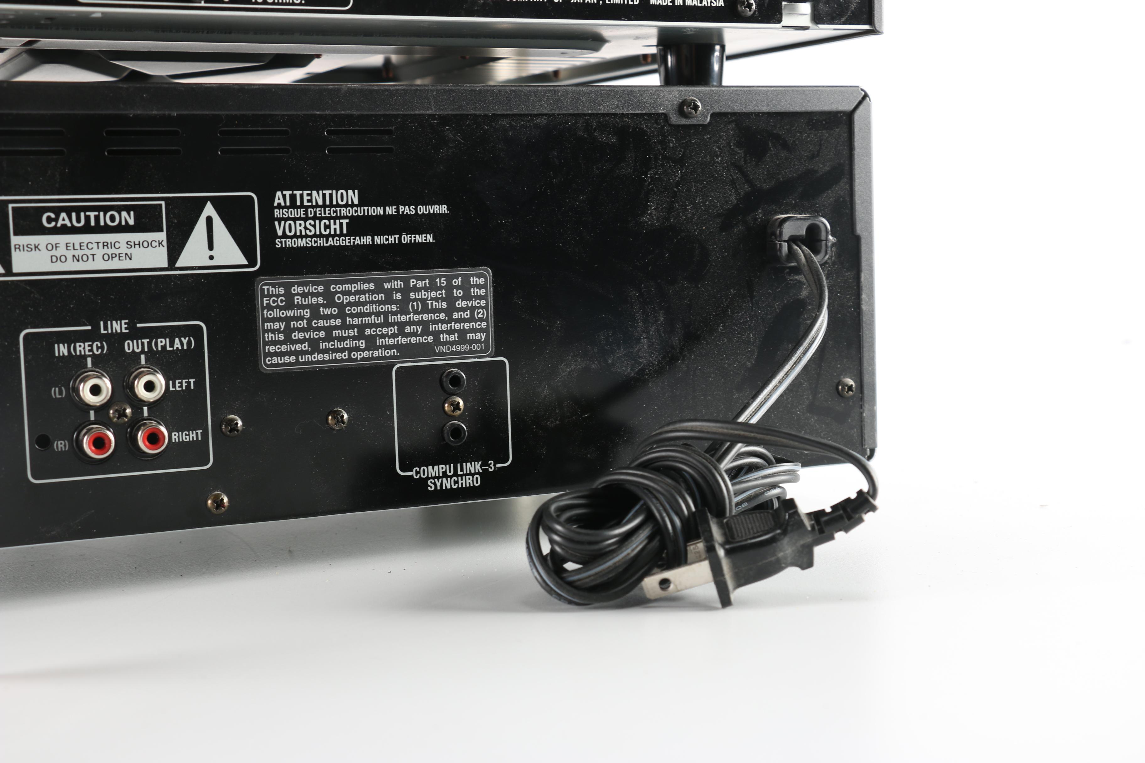 JVC Receiver, CD Changer and Cassette Player