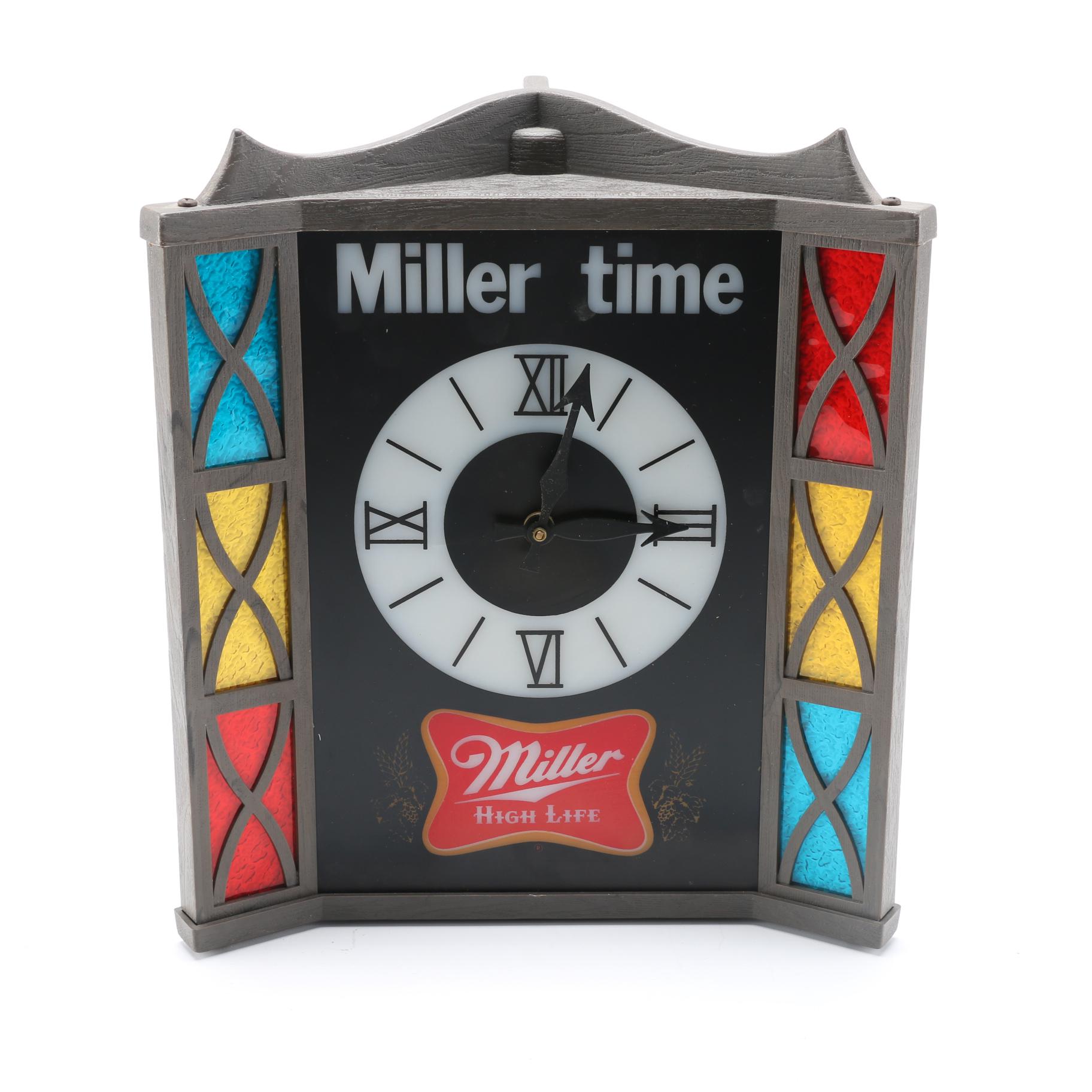 Miller High Life Clock