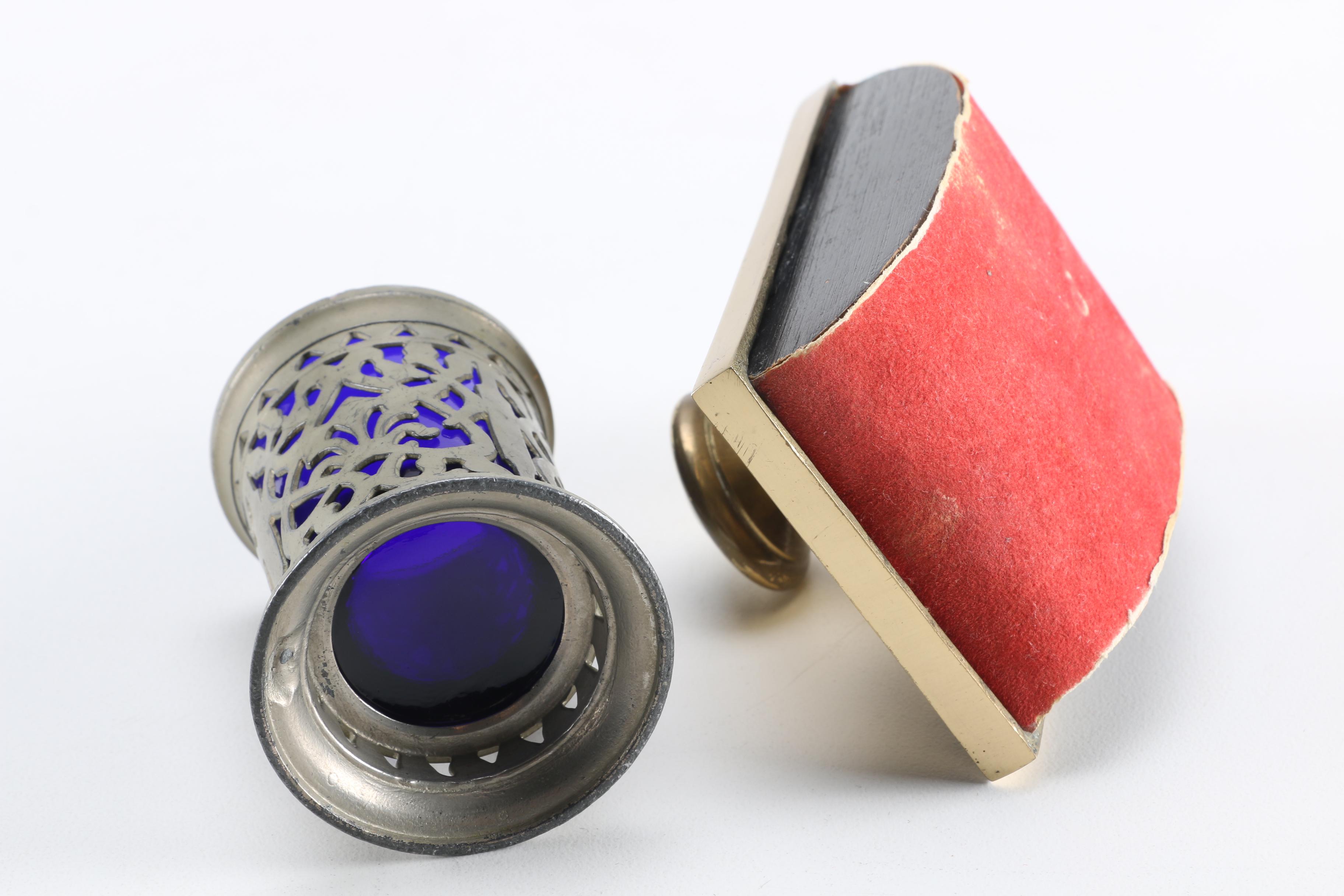 Lot Vintage Containers And Desk Items