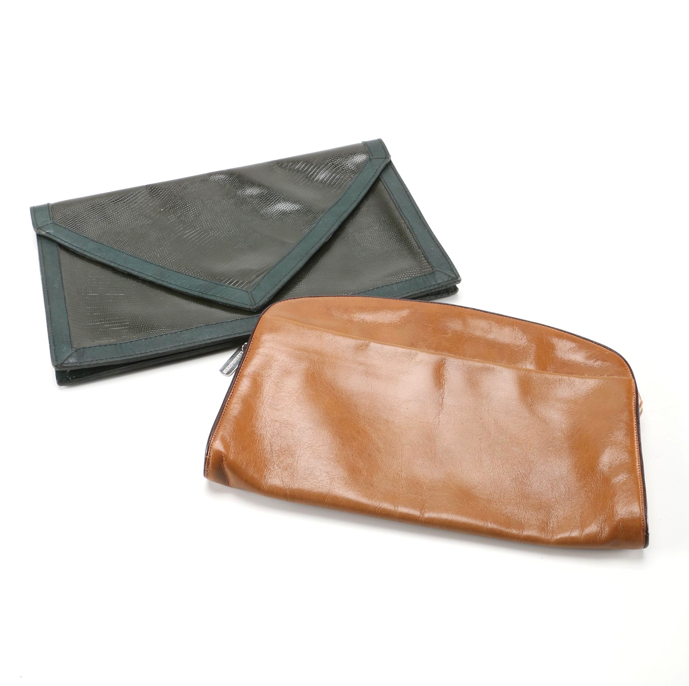 Pair of Vintage Leather Bags