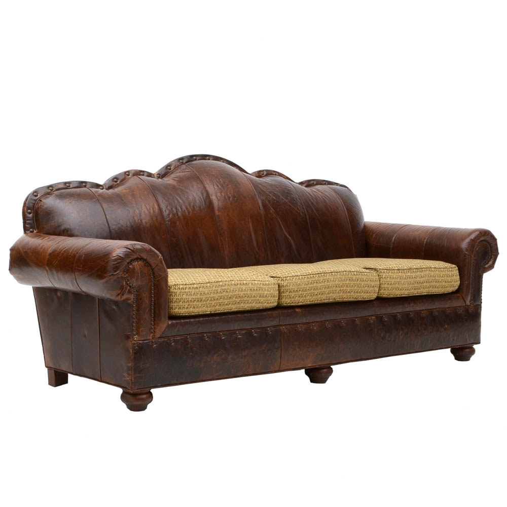 Lauren Brooks for Vanguard Furniture Leather Sofa