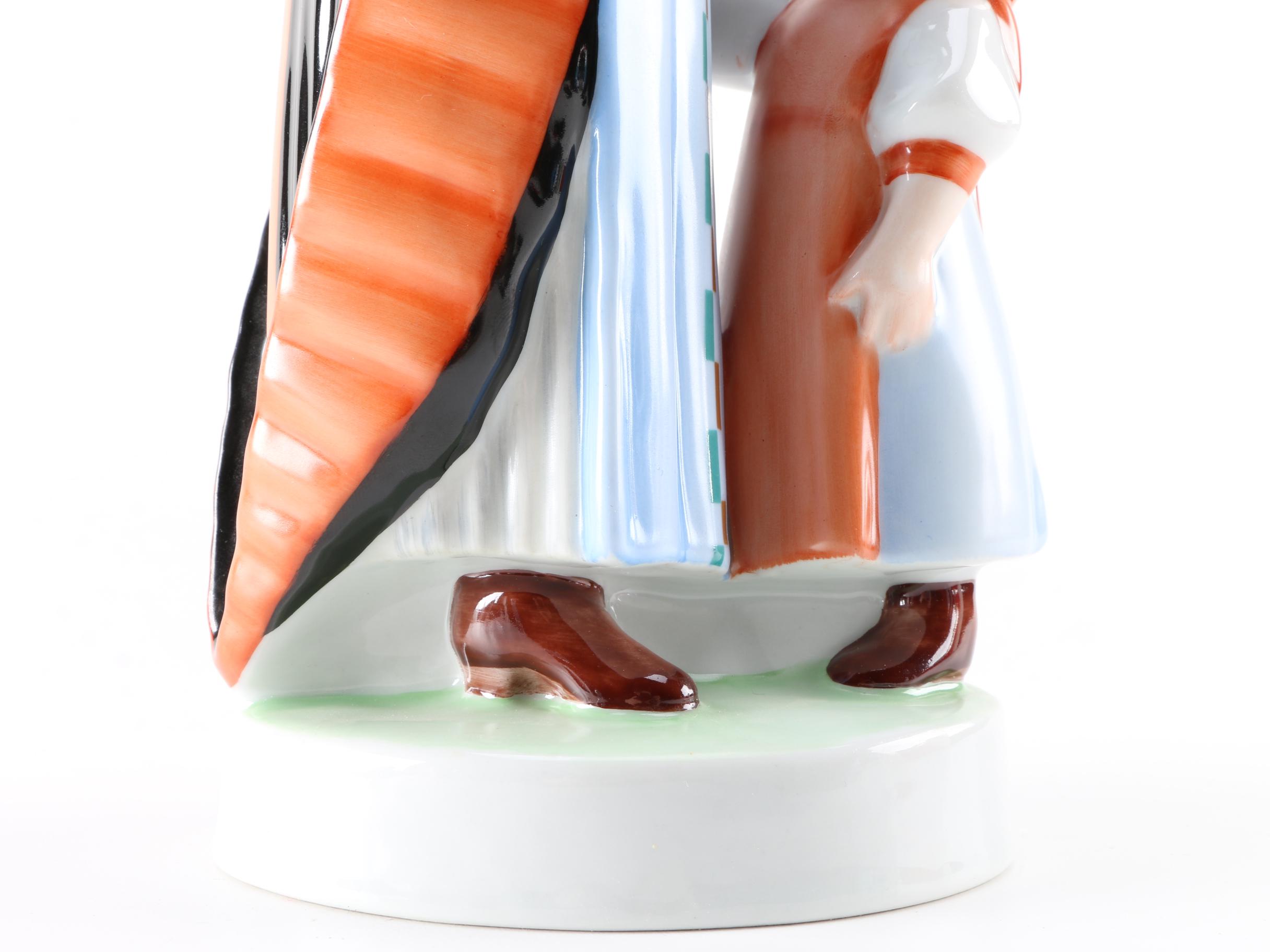 Zsolnay "Mother and Daughter" Figurine