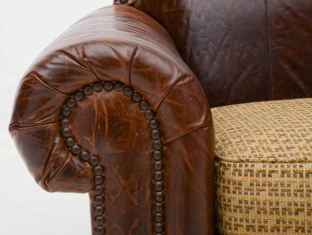 Lauren Brooks for Vanguard Furniture Leather Sofa