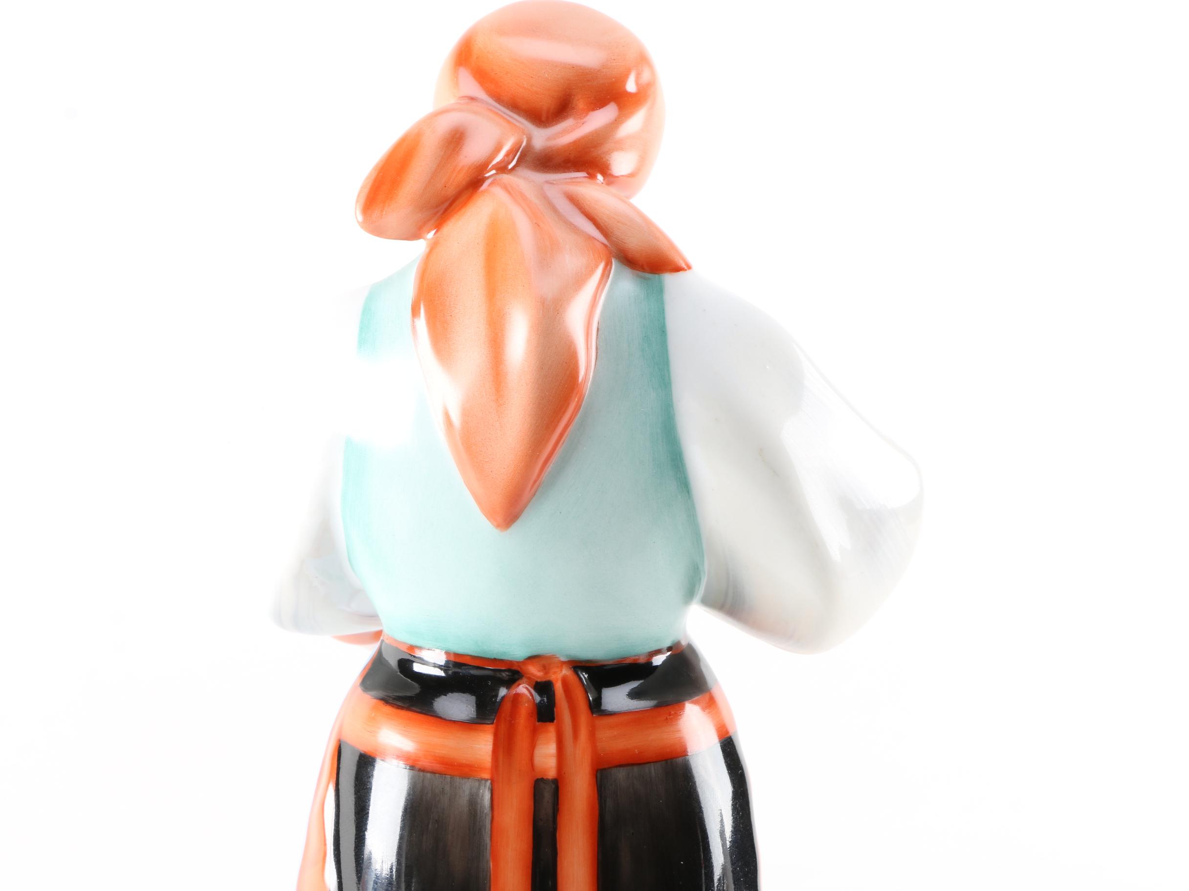 Zsolnay "Mother and Daughter" Figurine