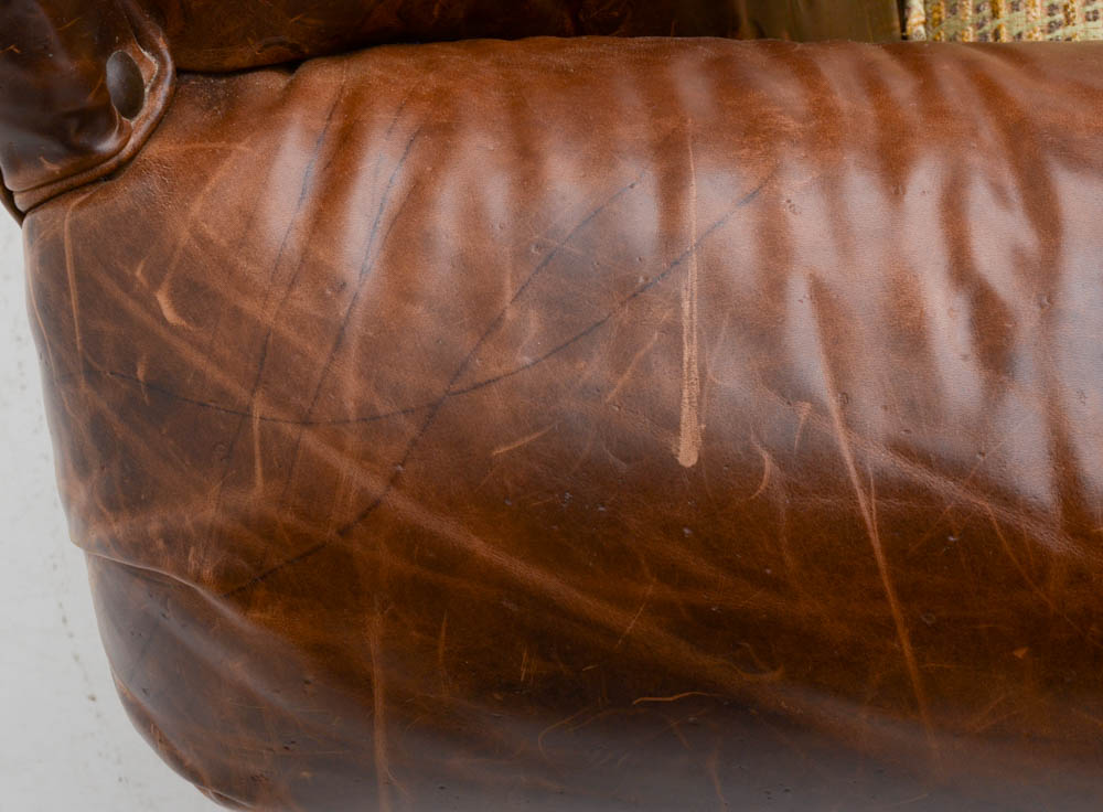 Lauren Brooks for Vanguard Furniture Leather Sofa