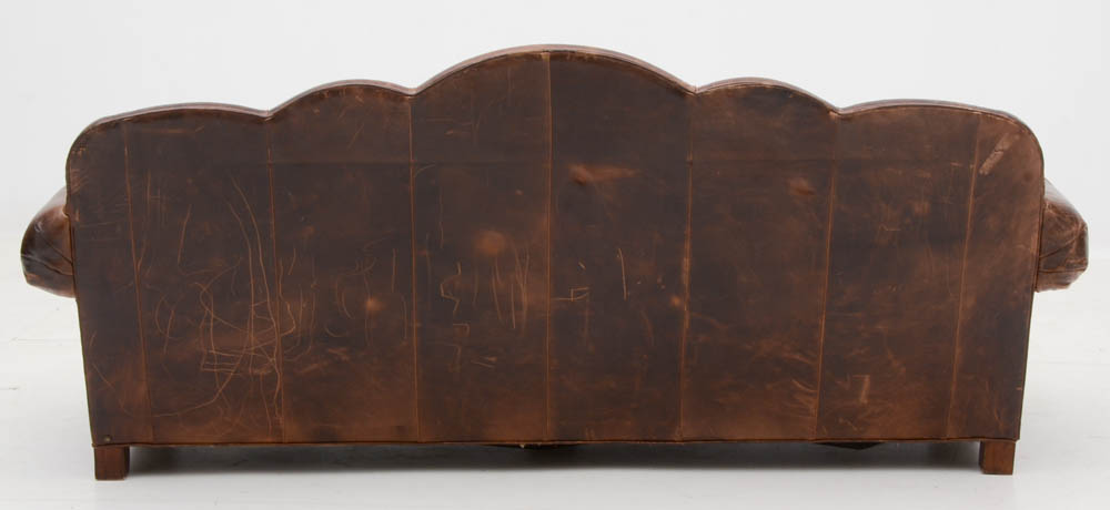 Lauren Brooks for Vanguard Furniture Leather Sofa