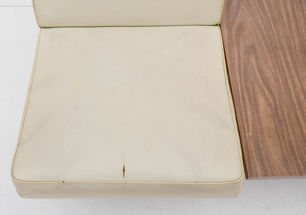 Howell Furniture Modern Metal Table with Two Side Chairs