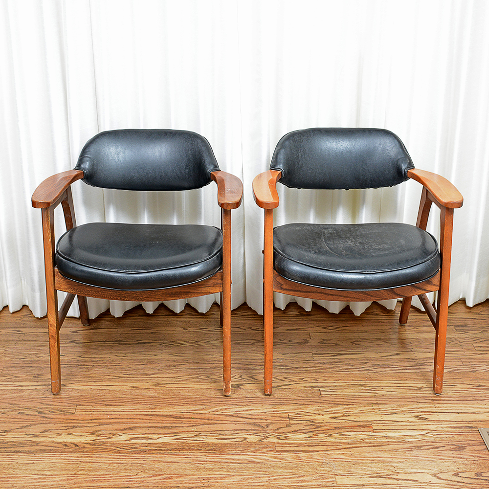 Two Early 1960s Murphy Miller Mid Century Modern Chairs