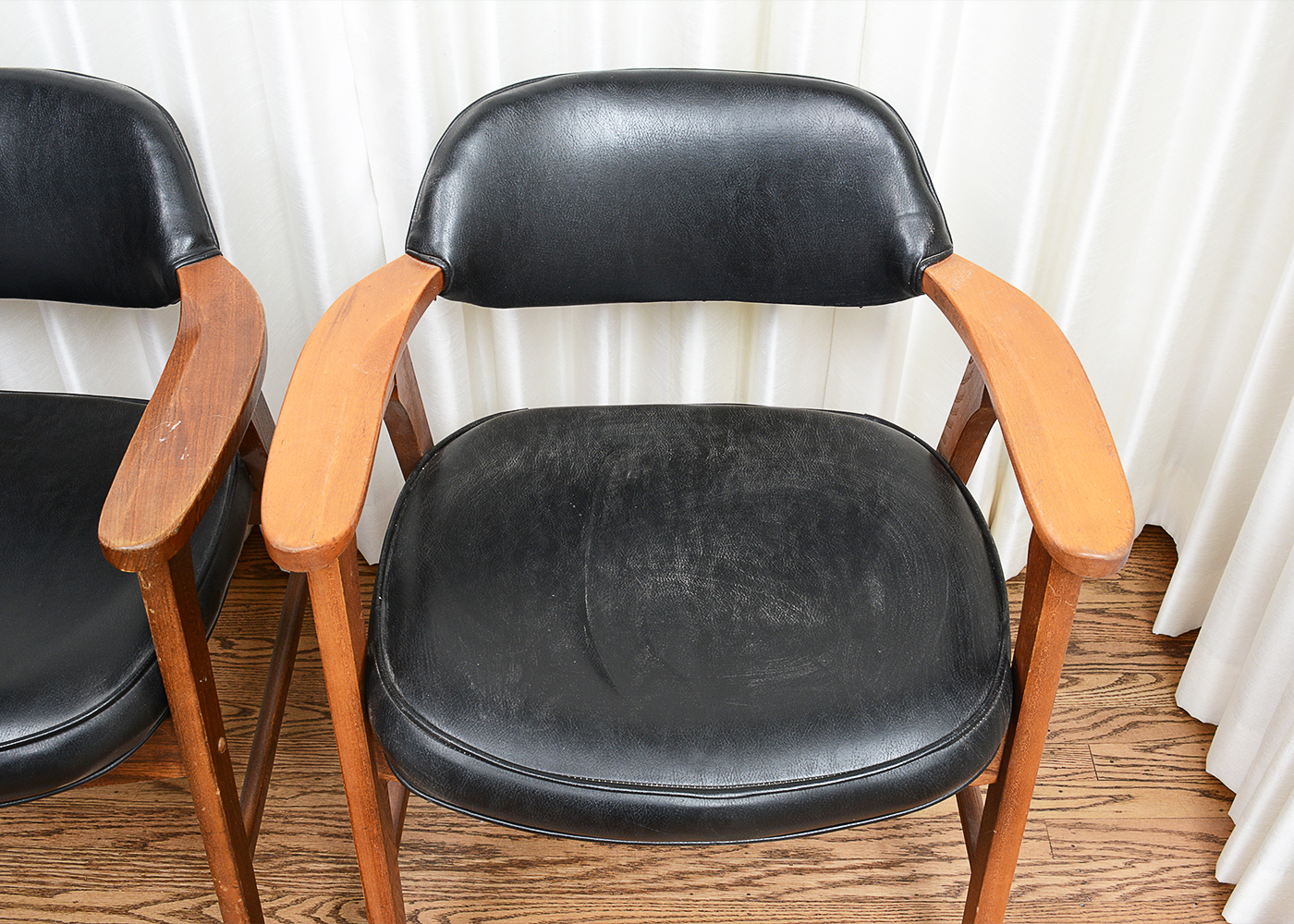 Two Early 1960s Murphy Miller Mid Century Modern Chairs