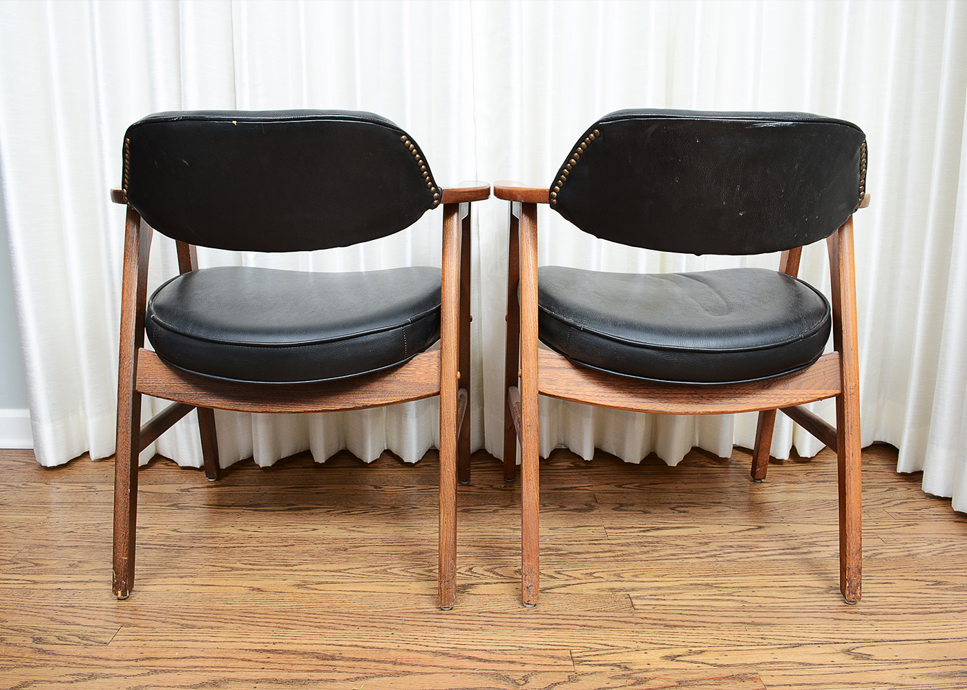 Two Early 1960s Murphy Miller Mid Century Modern Chairs