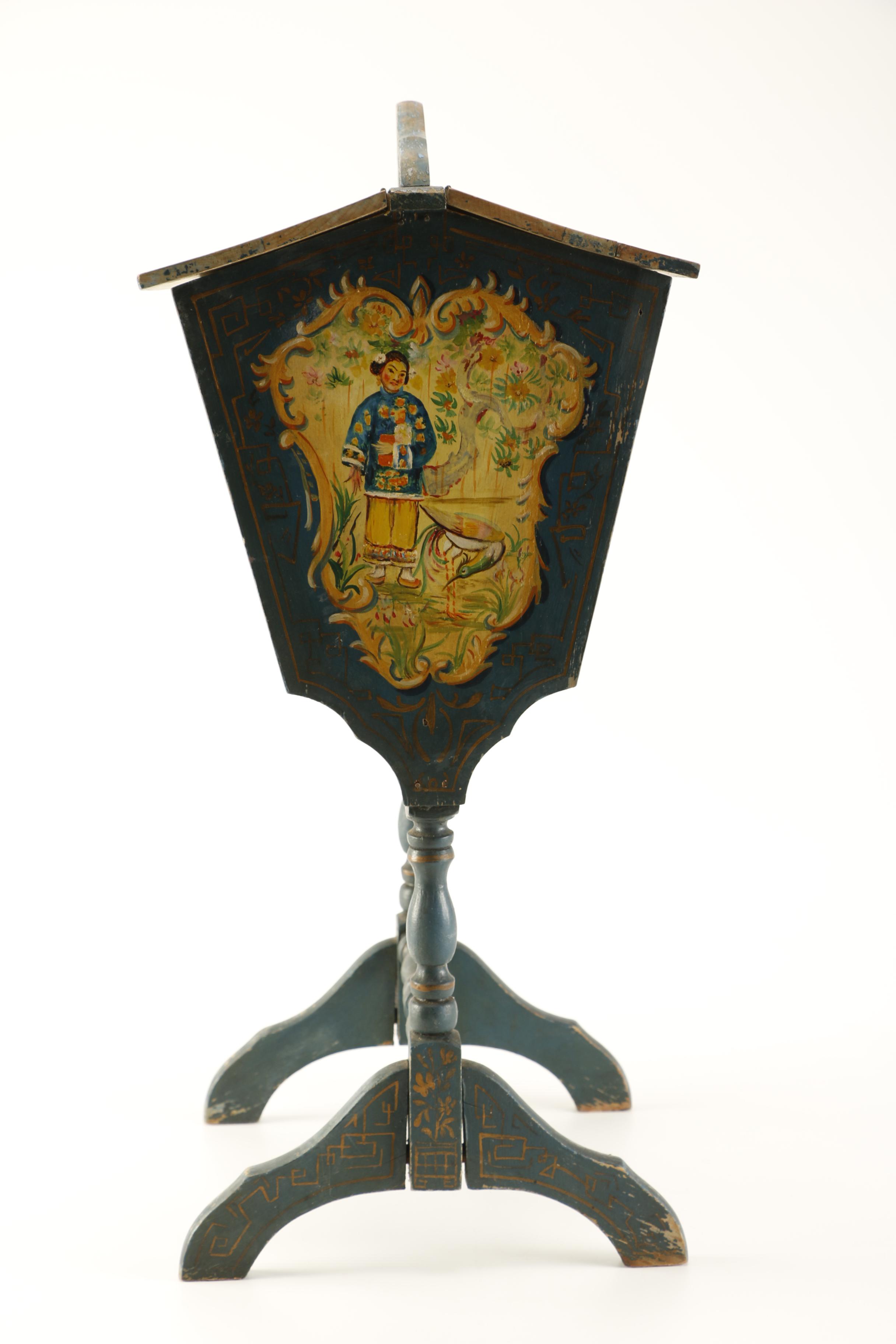 Asian Inspired Sewing Stand