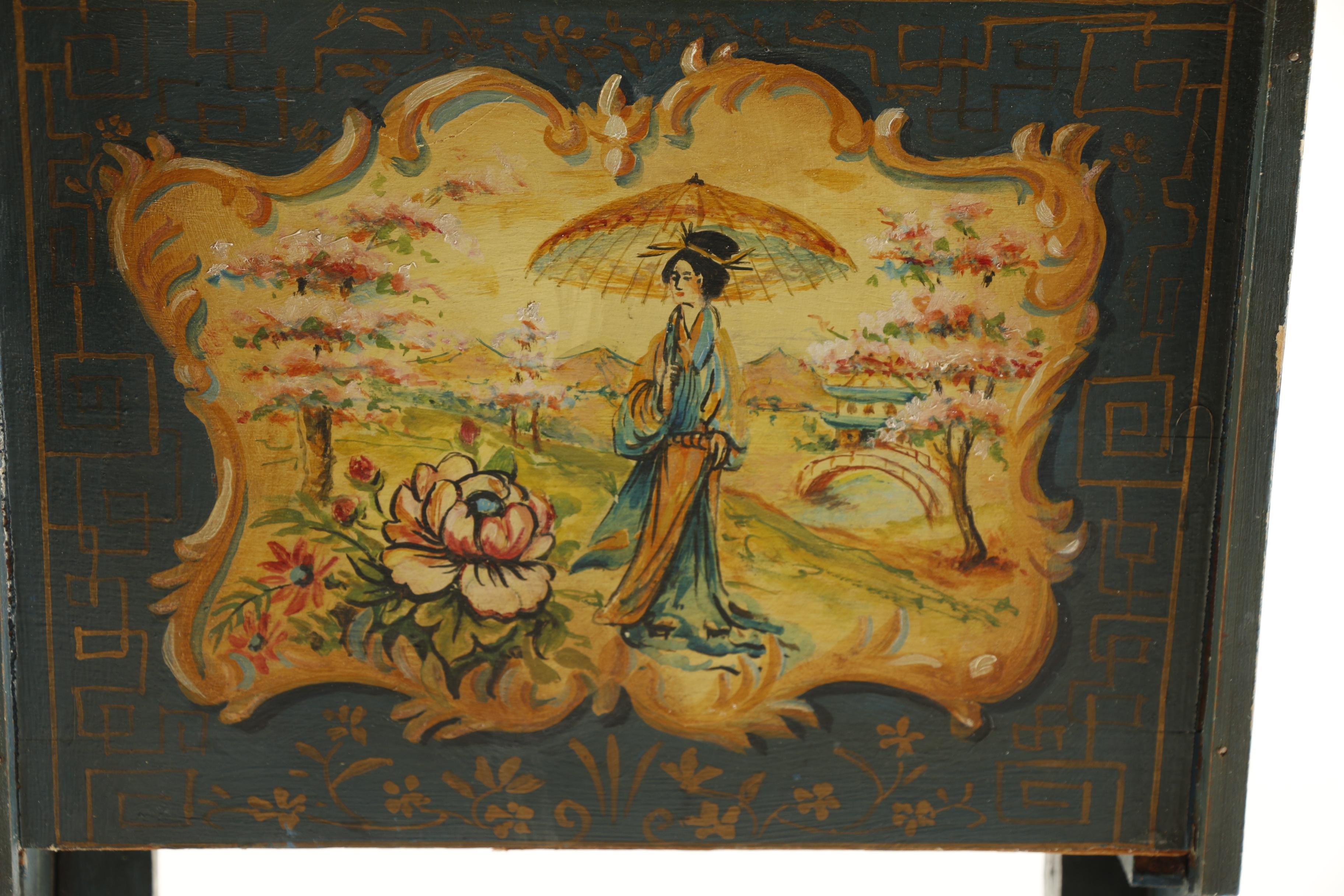 Asian Inspired Sewing Stand