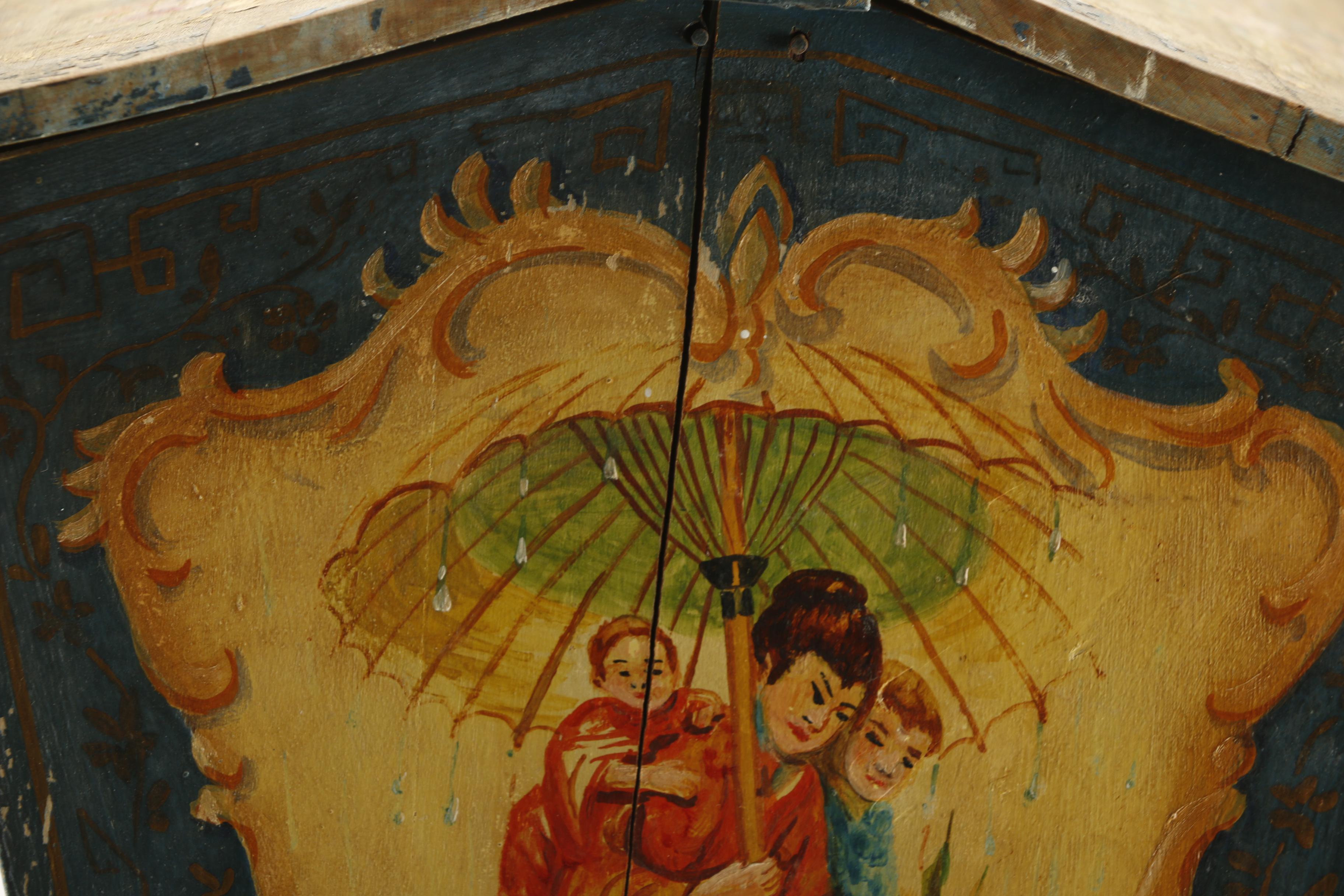 Asian Inspired Sewing Stand