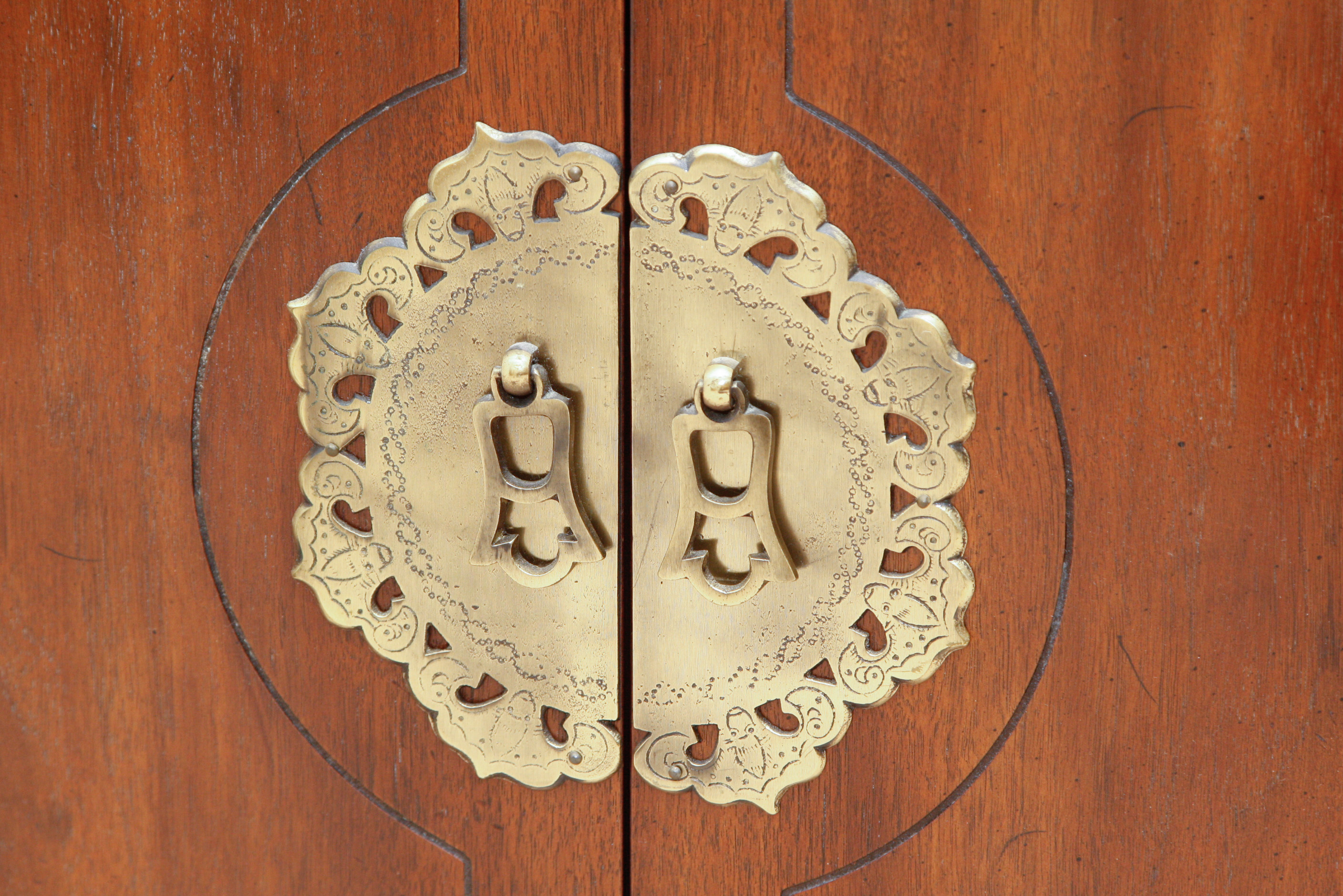 Pair of Henredon Mahogany Bookcases #1