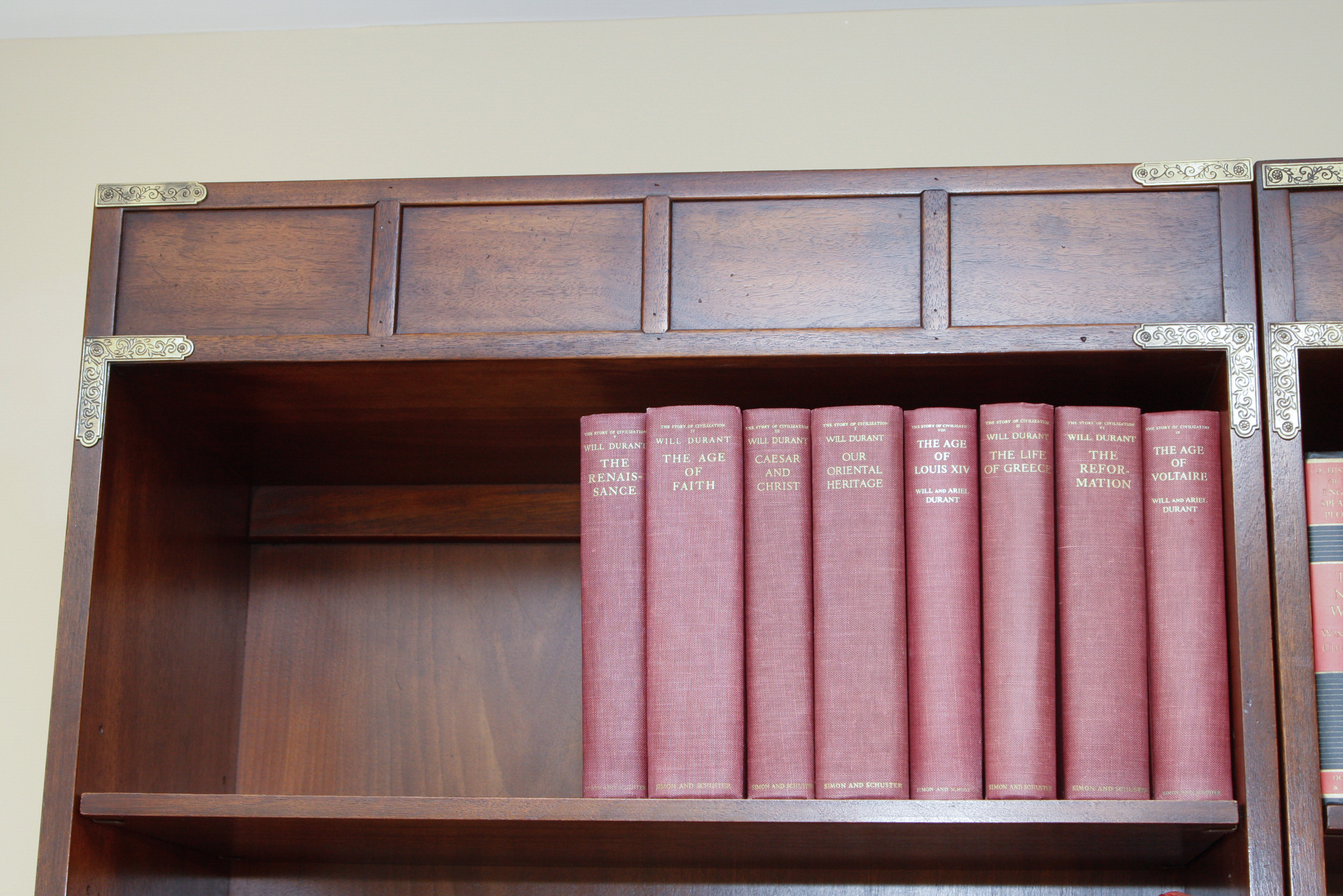 Pair of Henredon Mahogany Bookcases #1