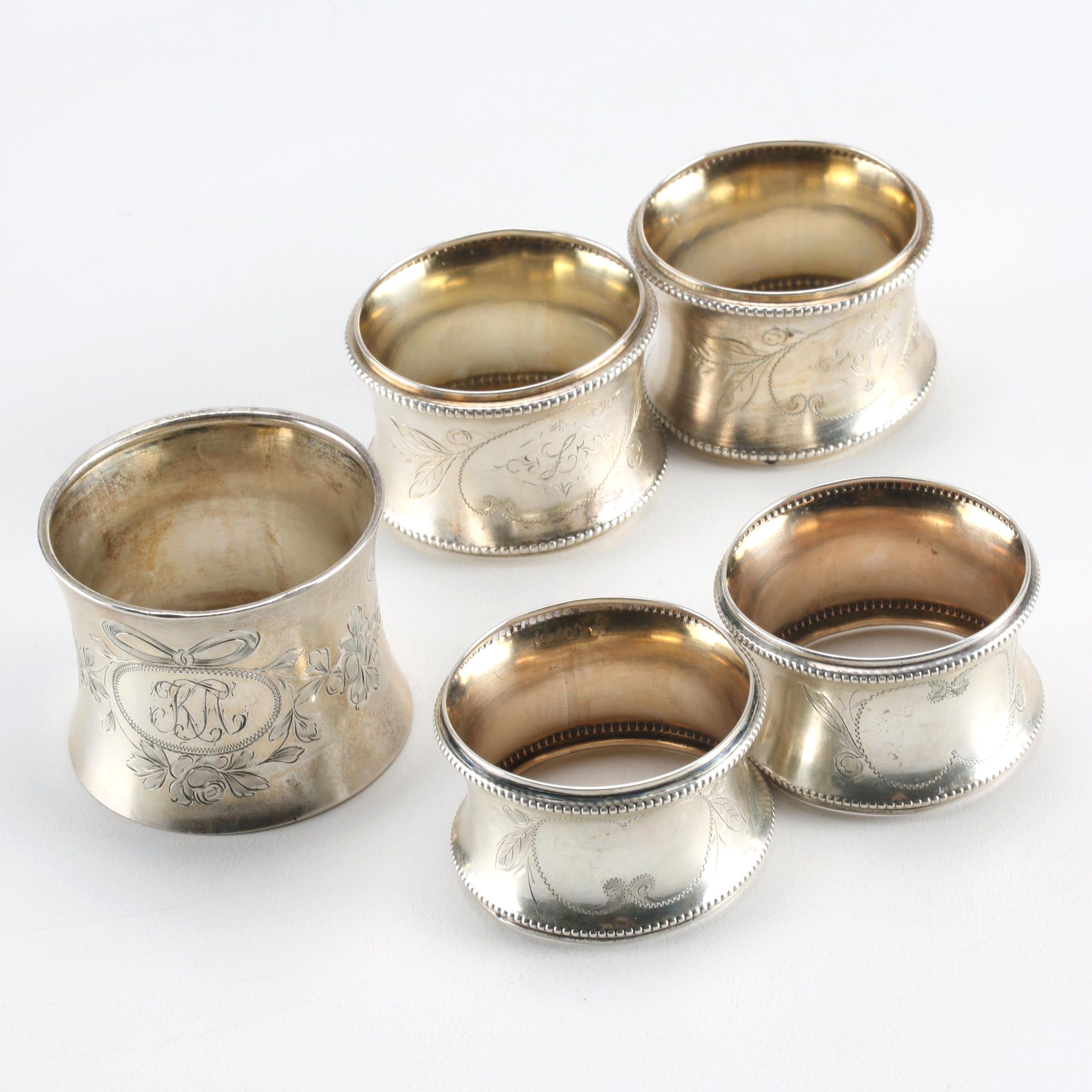 Jakob Gimminger 800 Silver Napkin Rings