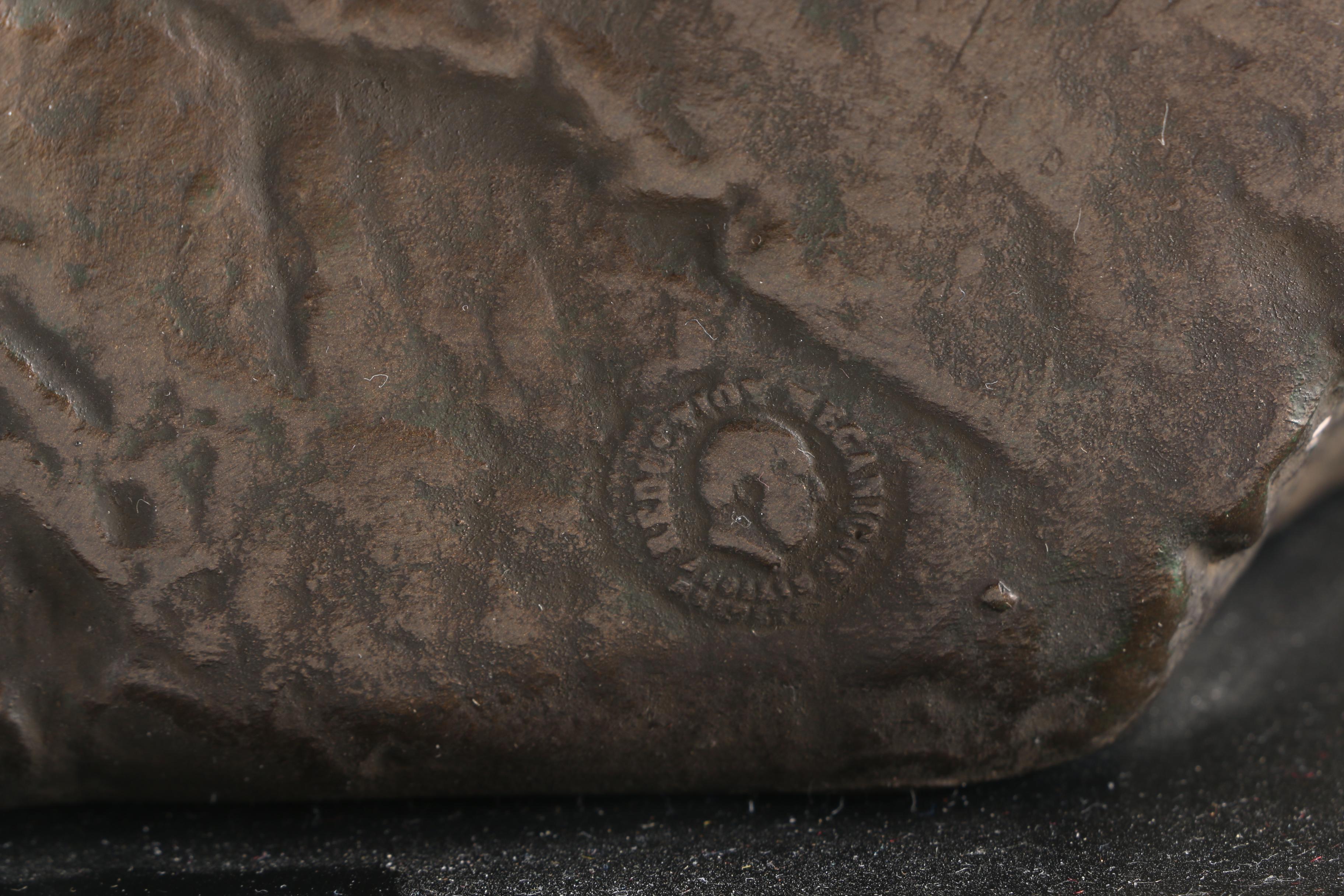 Alva Studios Bronze Tone Sculpture After Auguste Rodin's "The Kiss"