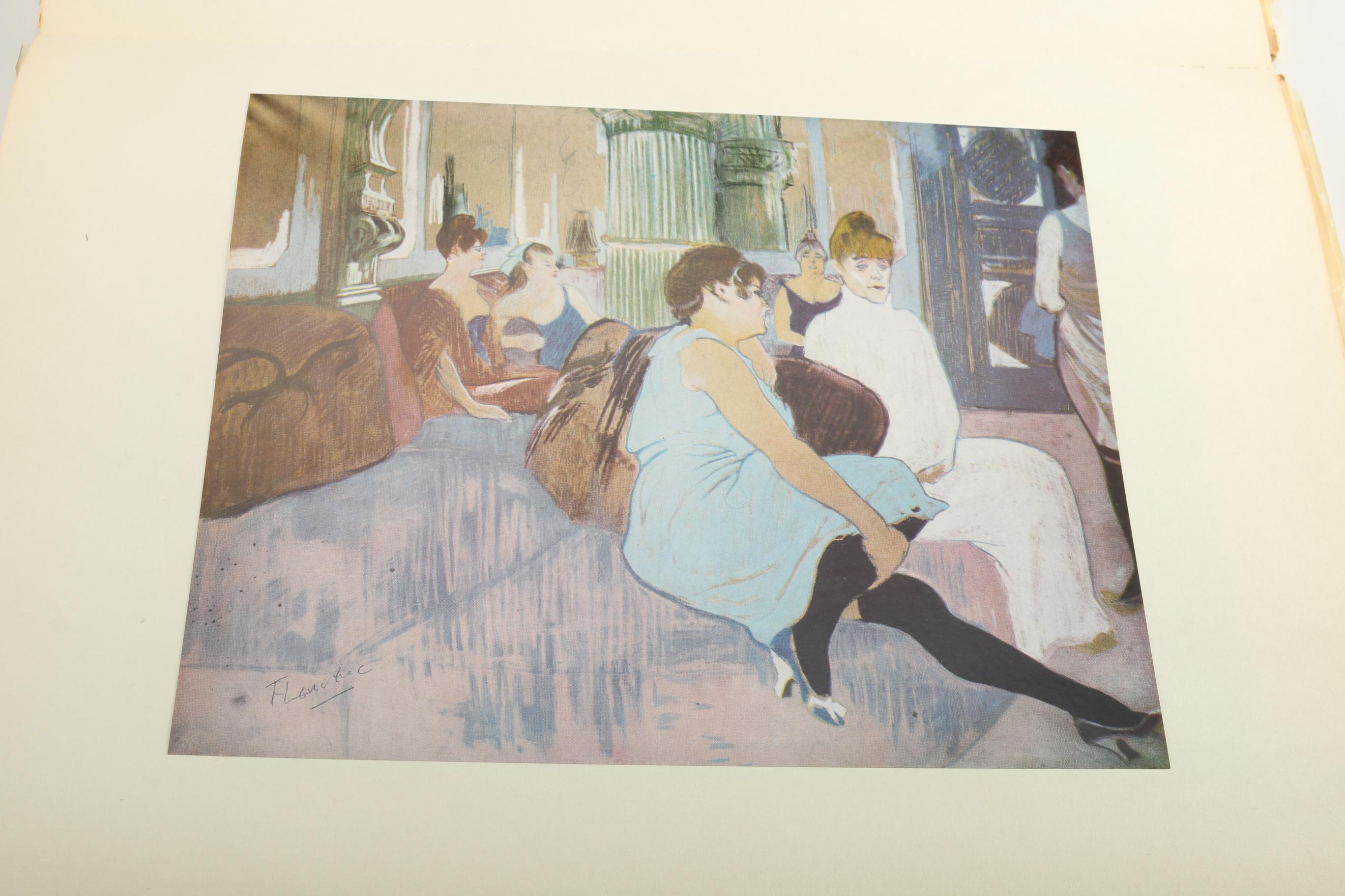 Vintage Henri de Toulouse-Lautrec Art Books