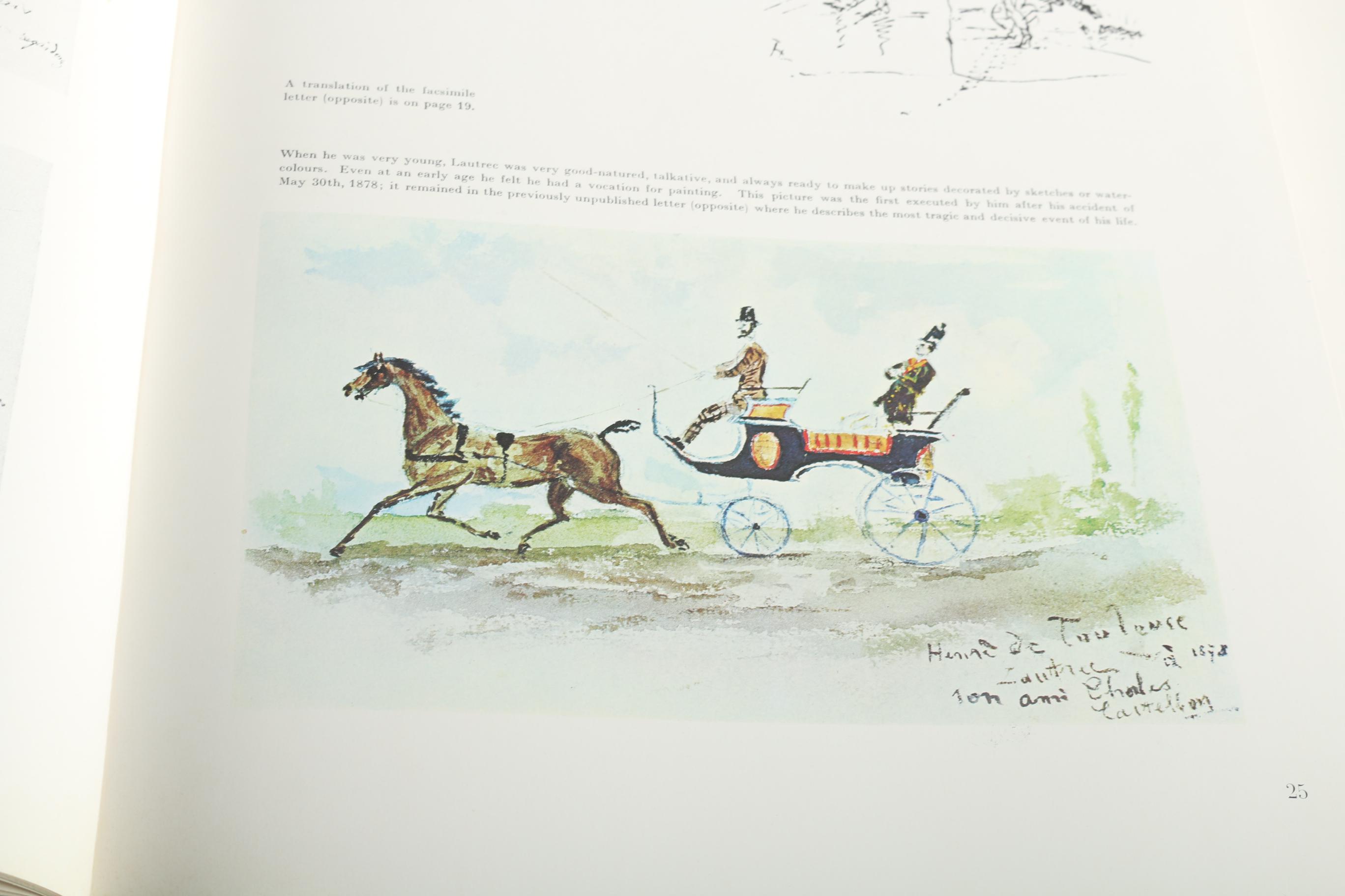 Vintage Henri de Toulouse-Lautrec Art Books