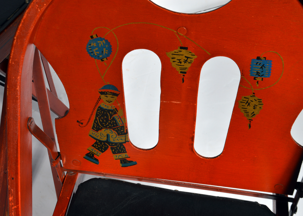 Louis Rastetter & Sons "Solid Komfort" Folding Table and Chairs