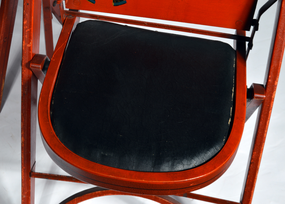 Louis Rastetter & Sons "Solid Komfort" Folding Table and Chairs