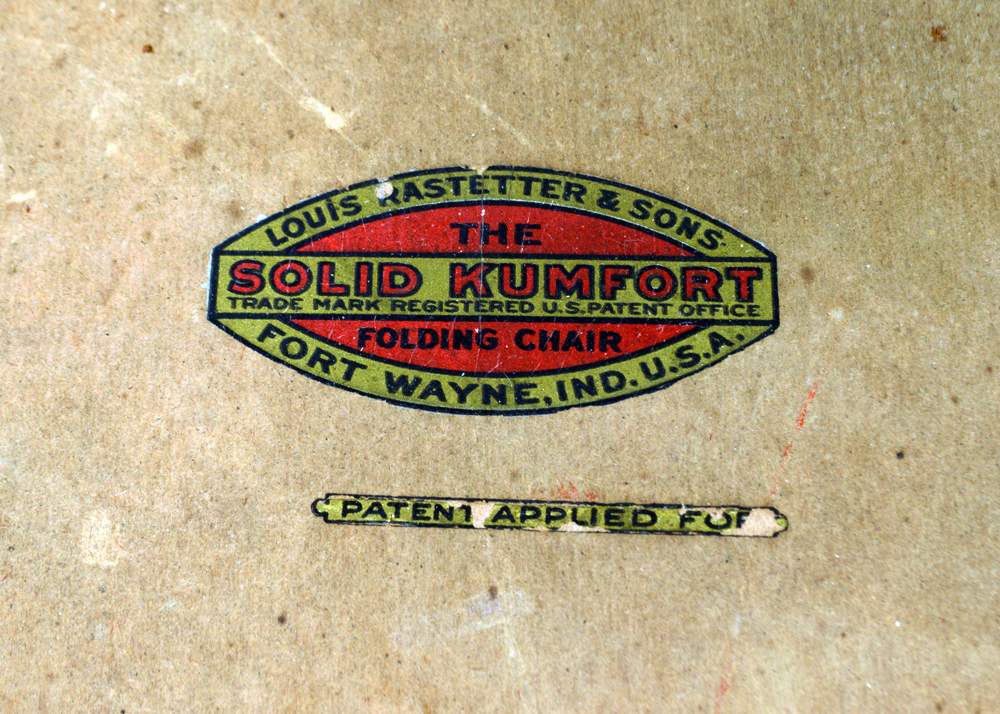 Louis Rastetter & Sons "Solid Komfort" Folding Table and Chairs