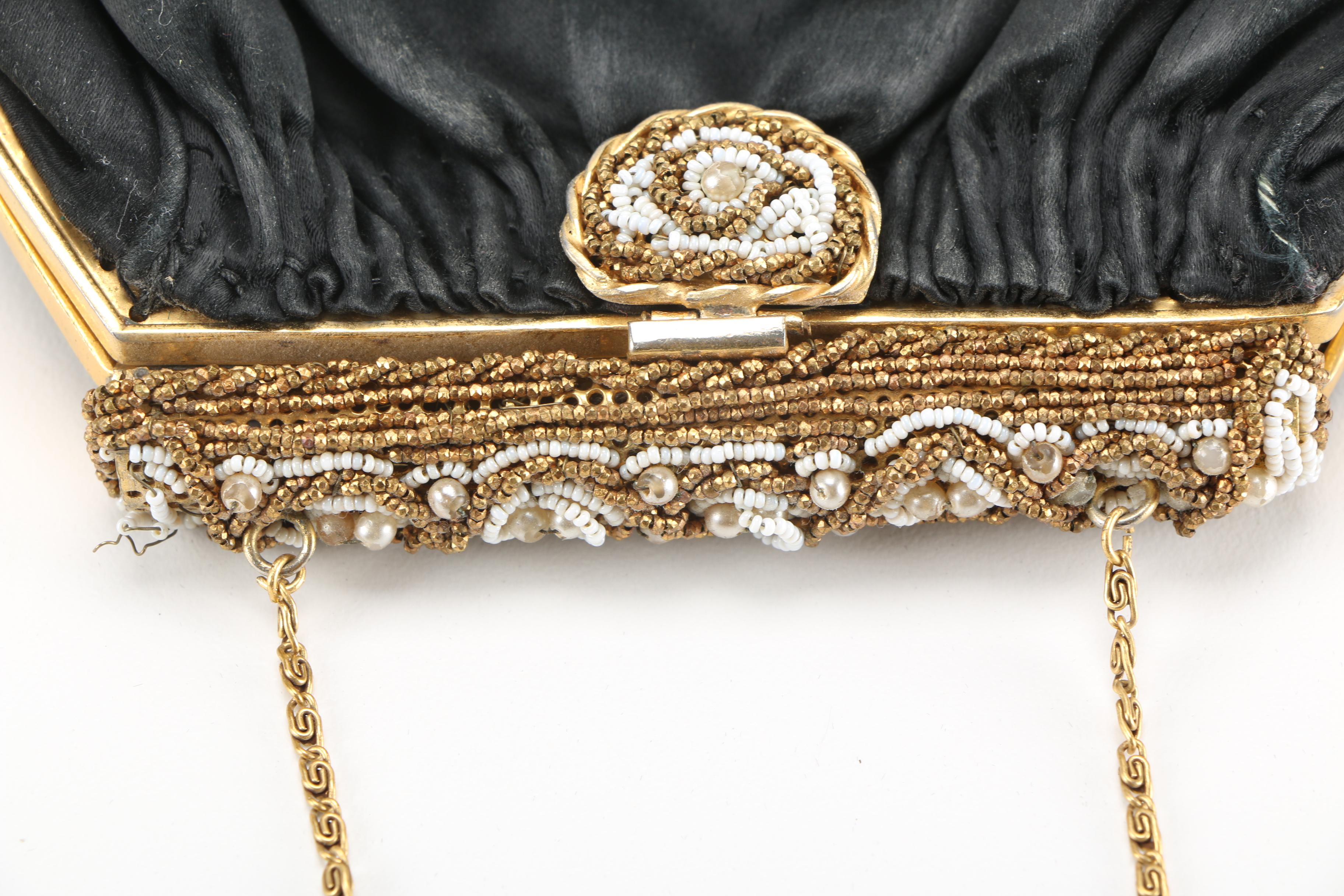 Three Vintage and Contemporary Purses With Floral Designs