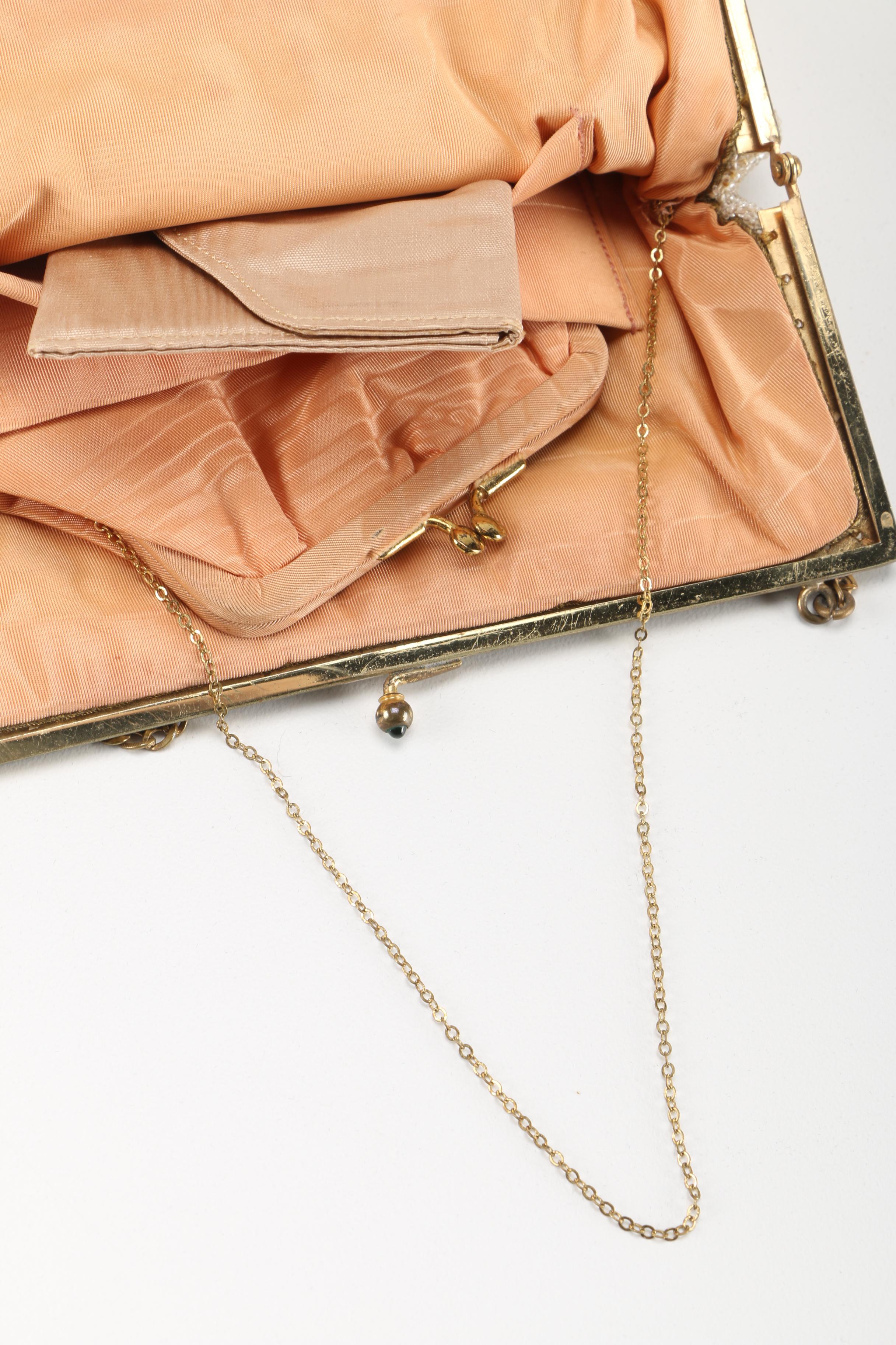 Three Vintage and Contemporary Purses With Floral Designs