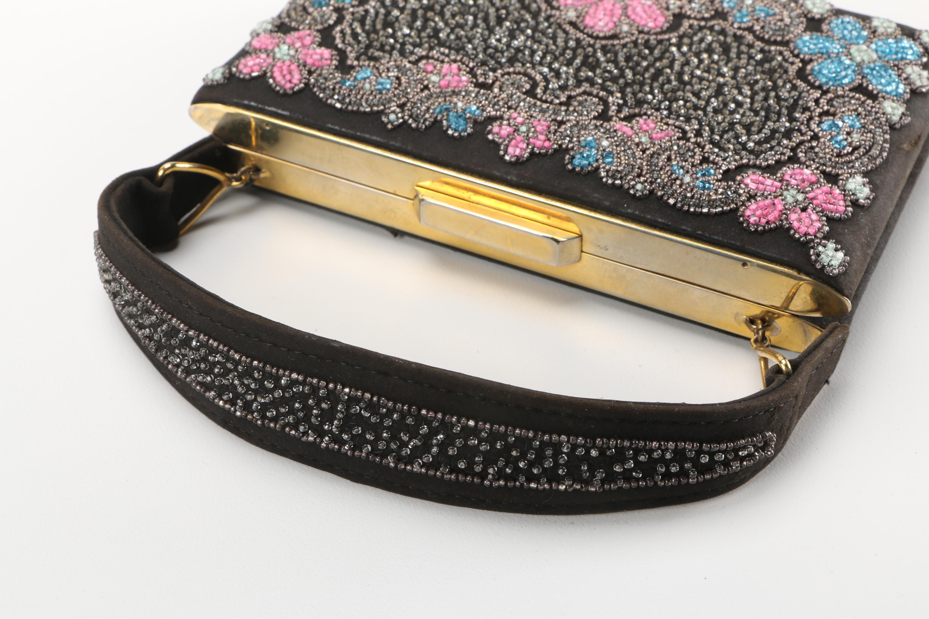 Fashion Accessories Enameled Peacock Purse and Miser Purses