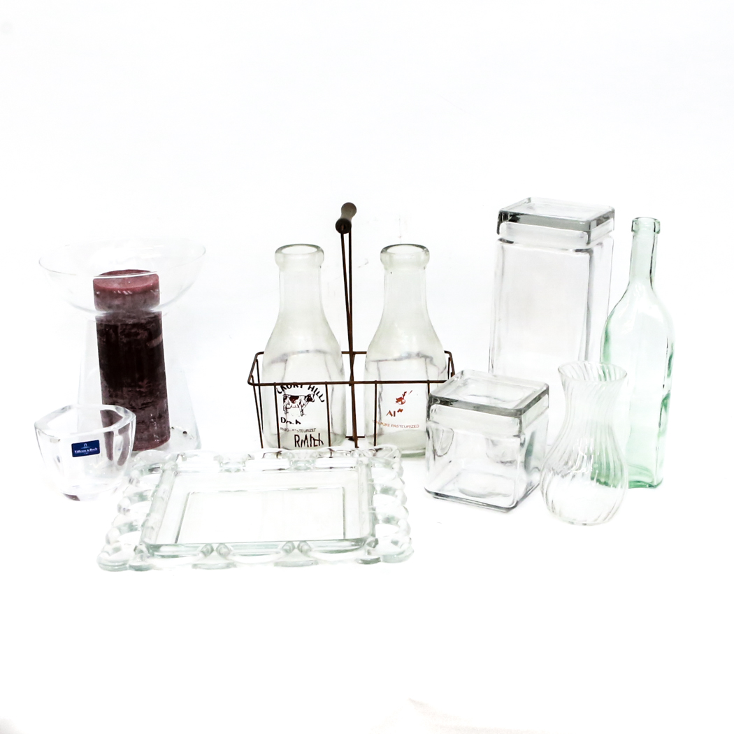 Decorative Glassware Including Villeroy and Boch