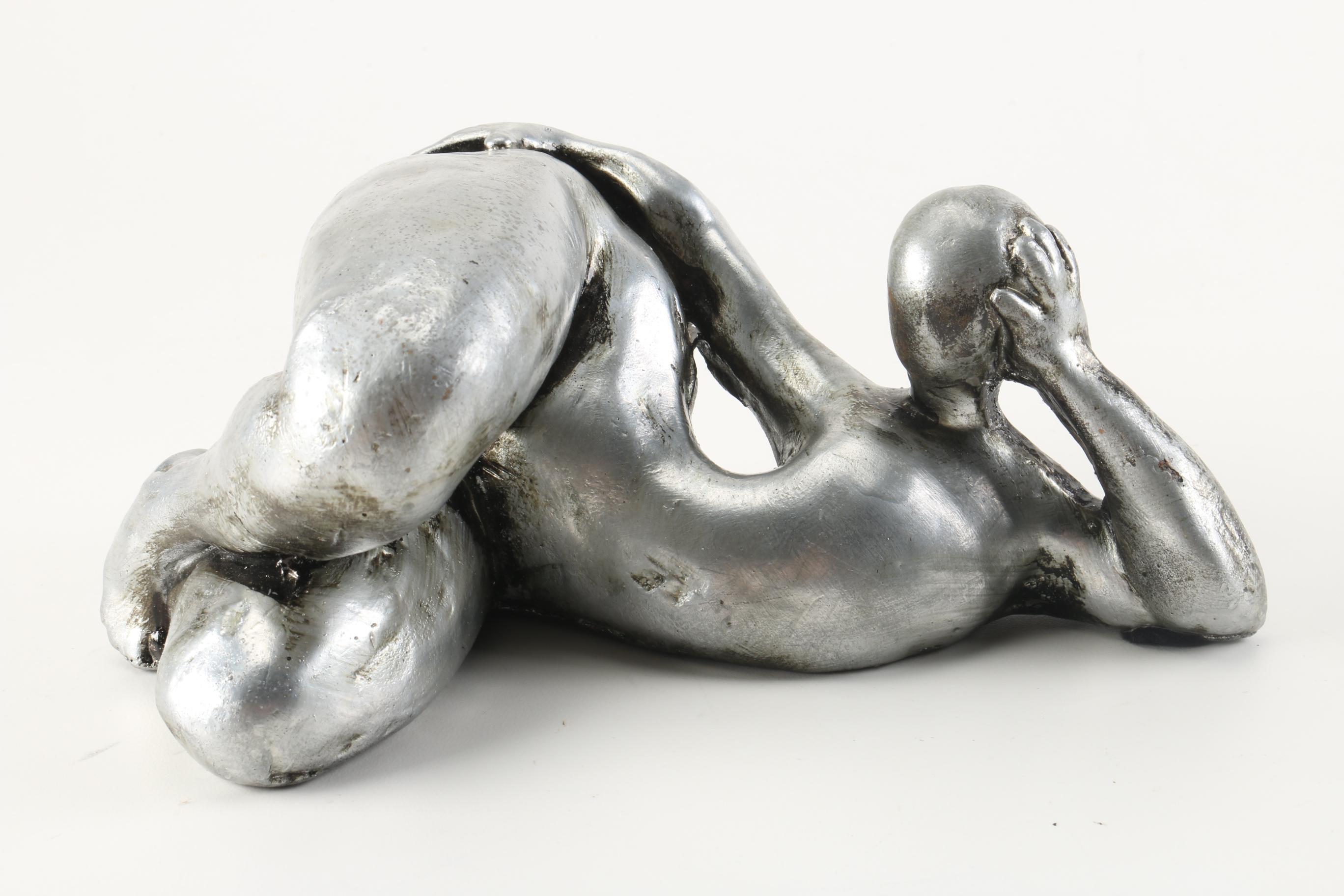 Attila Tivadar Cast Stone Sculptures of Human Forms