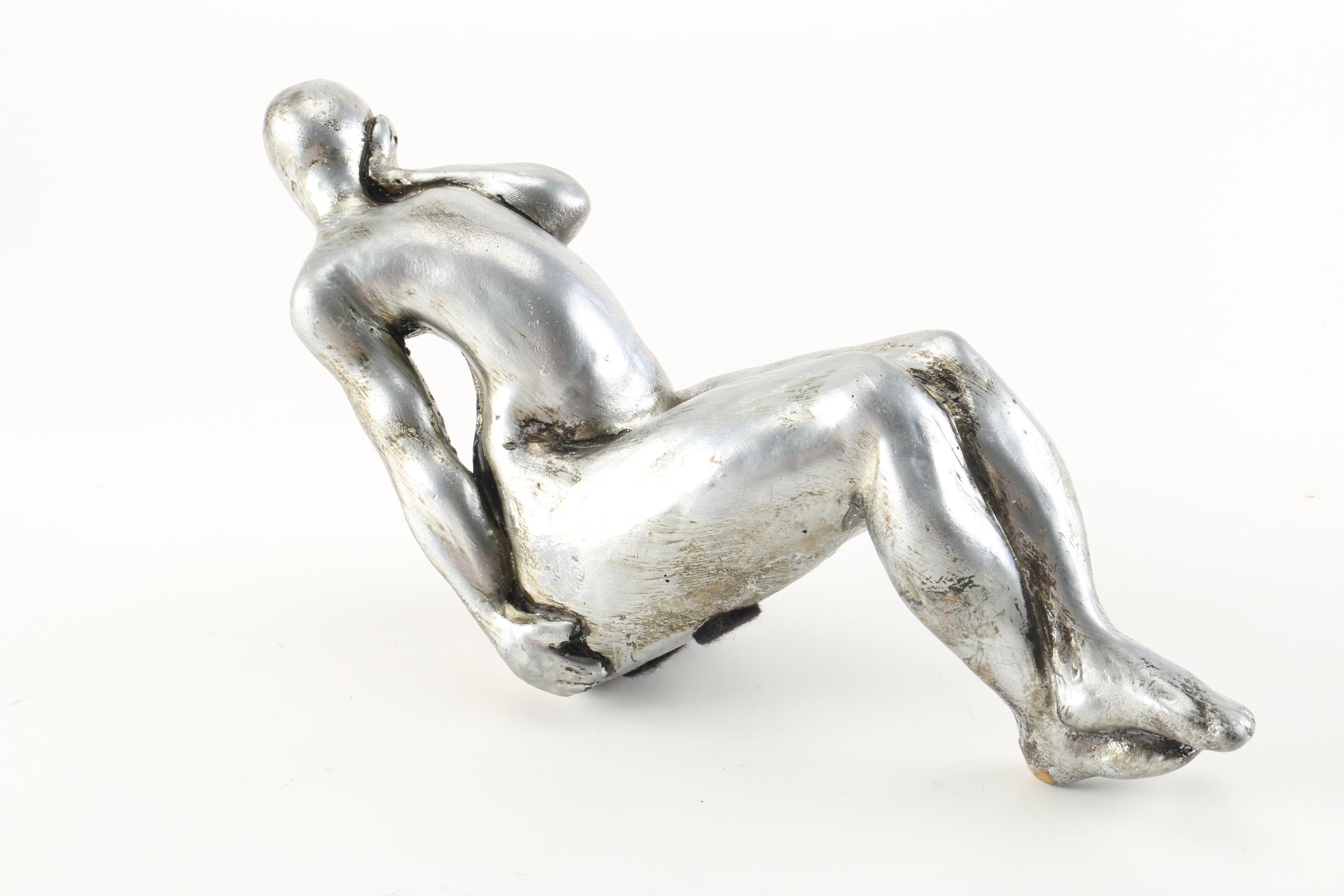 Attila Tivadar Cast Stone Sculptures of Human Forms