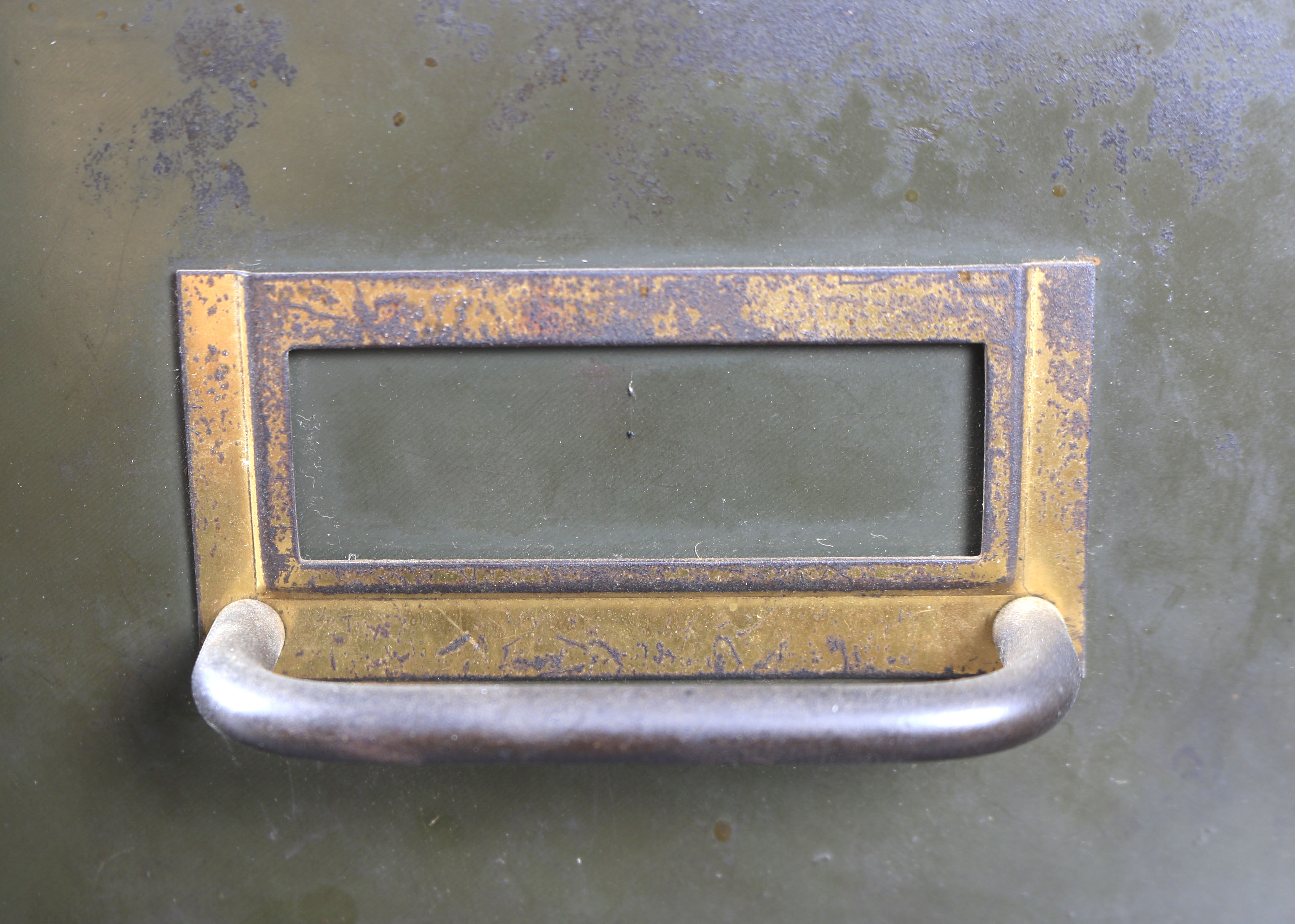 Vintage Industrial Cabinet With Two-Drawer Card File by Cole